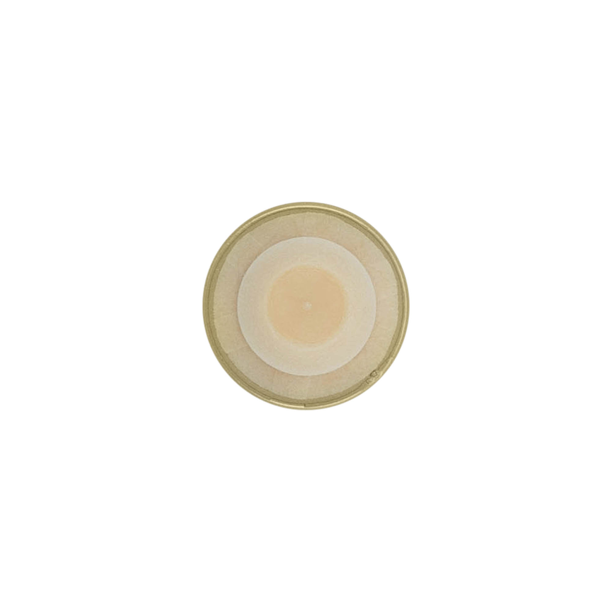 Rolhas capsuladas 19 mm, plástico, dourado, para boca: Cortiça