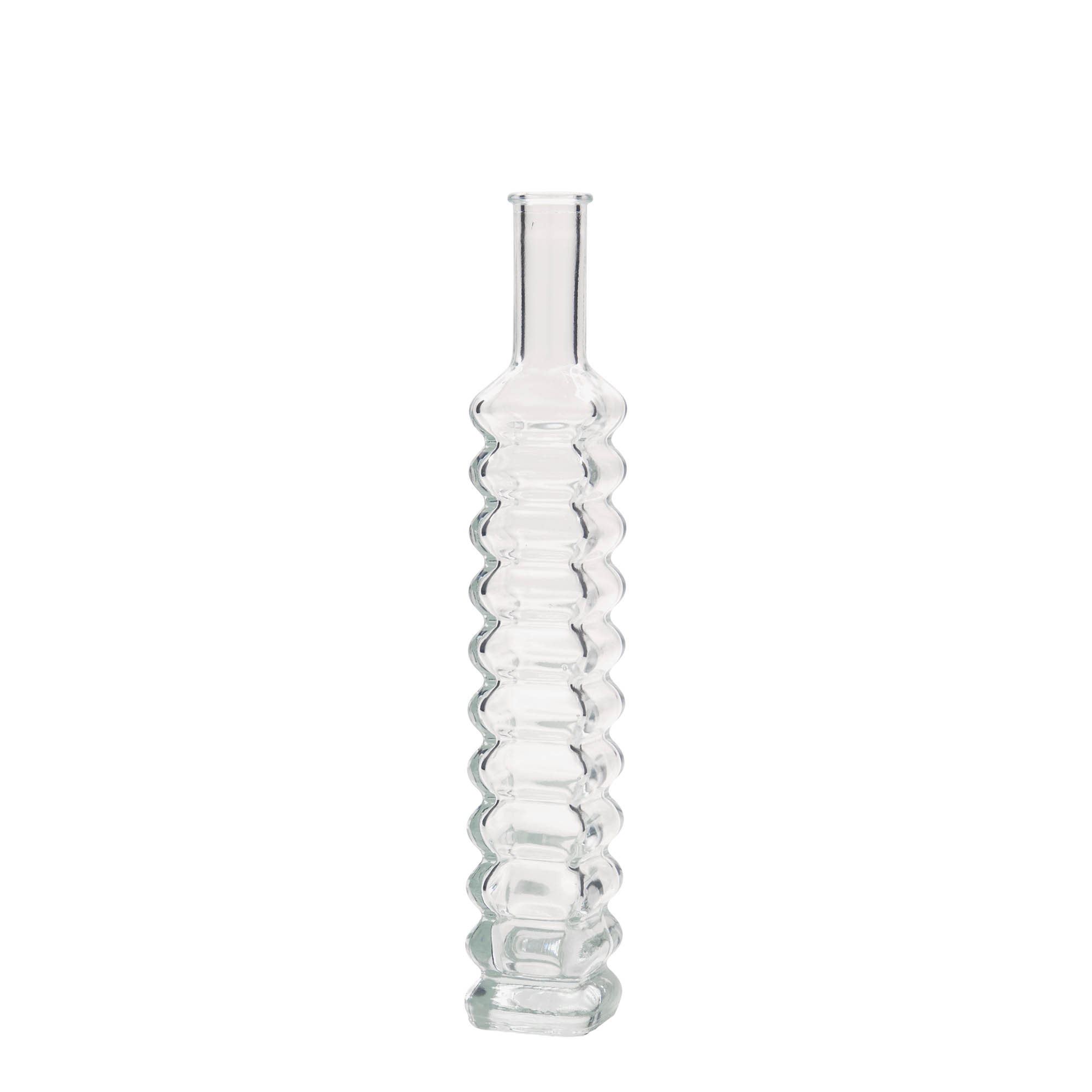Frasco de vidro de 100 ml 'Roma', quadrado, boca: cortiça Frasco de vidro de 100 ml 'Roma', quadrado, boca: cortiça