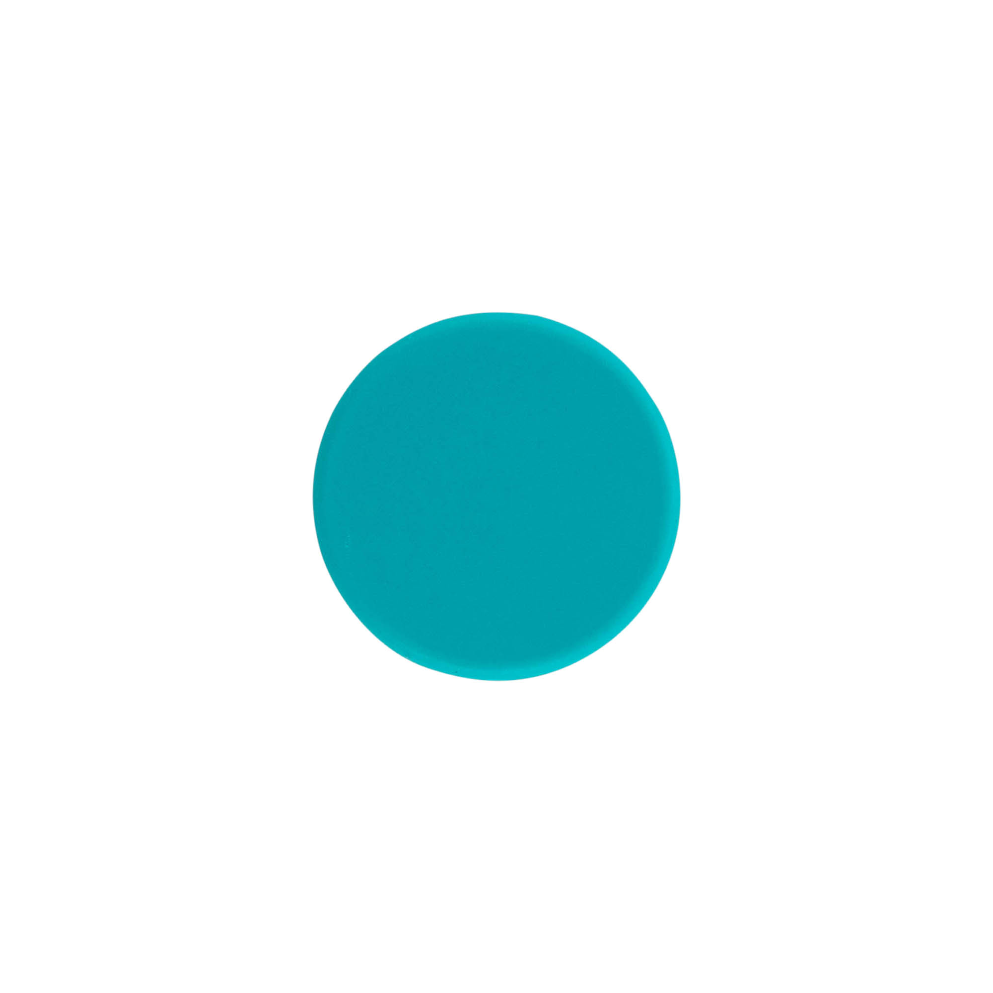 Tampa de rosca, plástico ABS, turquesa, para bocal: GPI 28/400 Tampa de rosca, plástico ABS, turquesa, para bocal: GPI 28/400