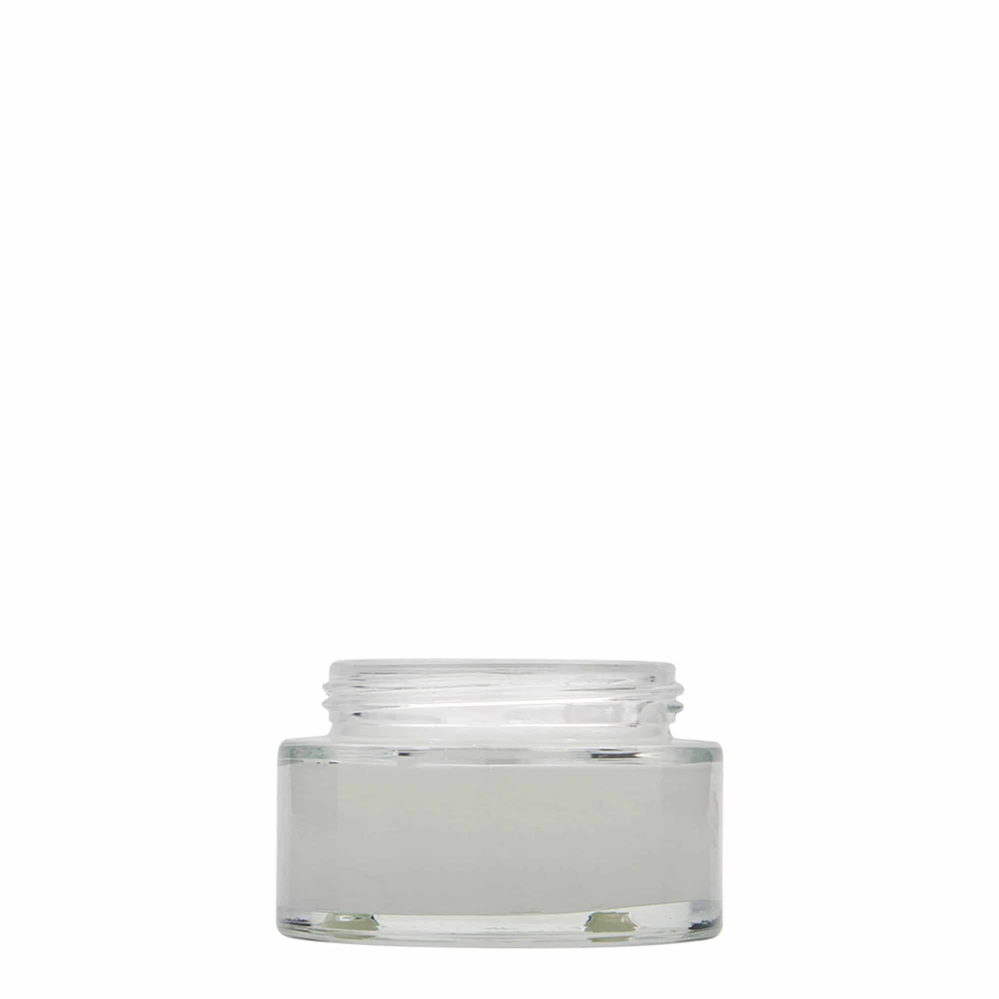 50 ml Pote 'Clear Edition', vidro, boca: Tampa de rosca