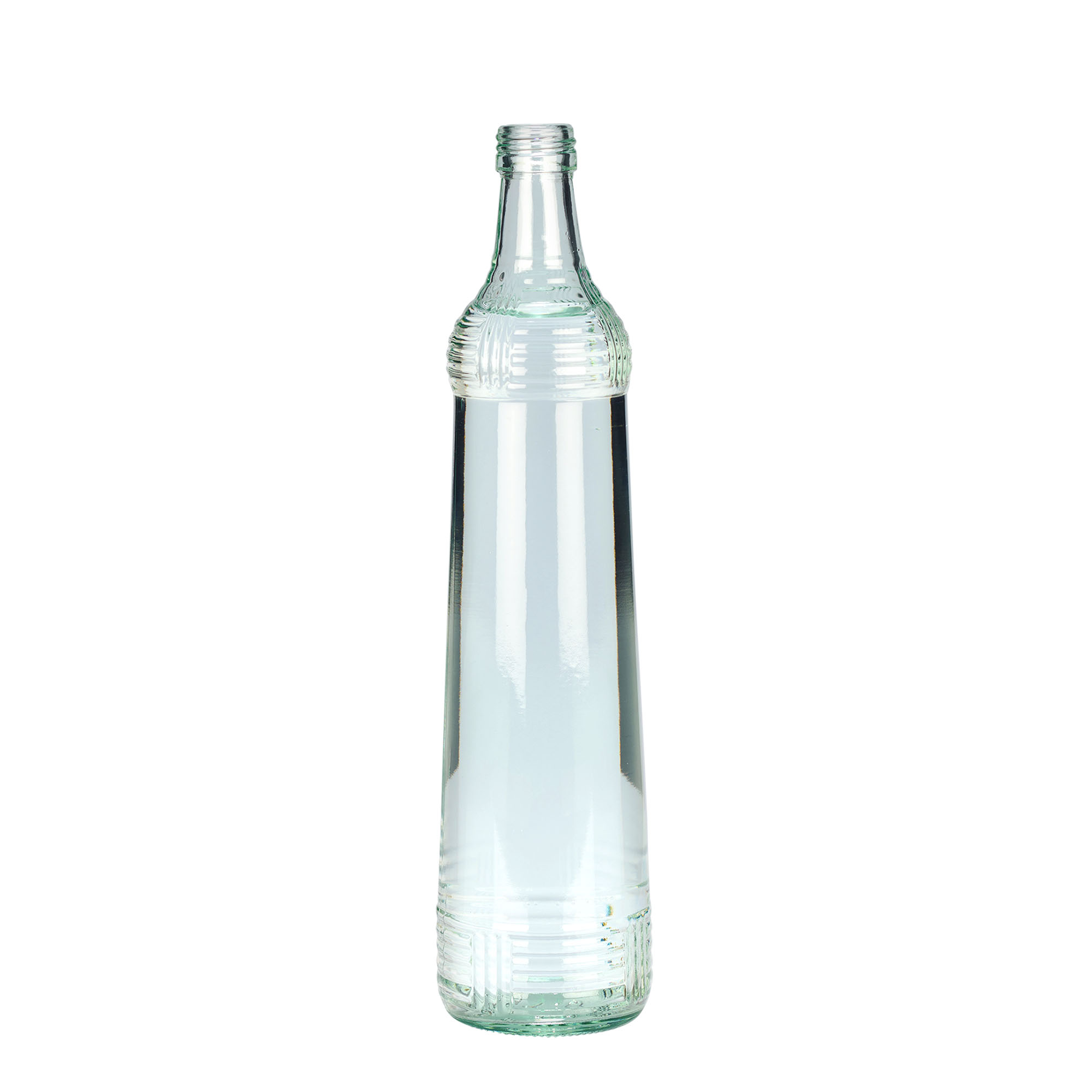 Garrafa de vidro 700 ml “Vodka Zwiebelturm”, boca: PP 28 Garrafa de vidro 700 ml “Vodka Zwiebelturm”, boca: PP 28
