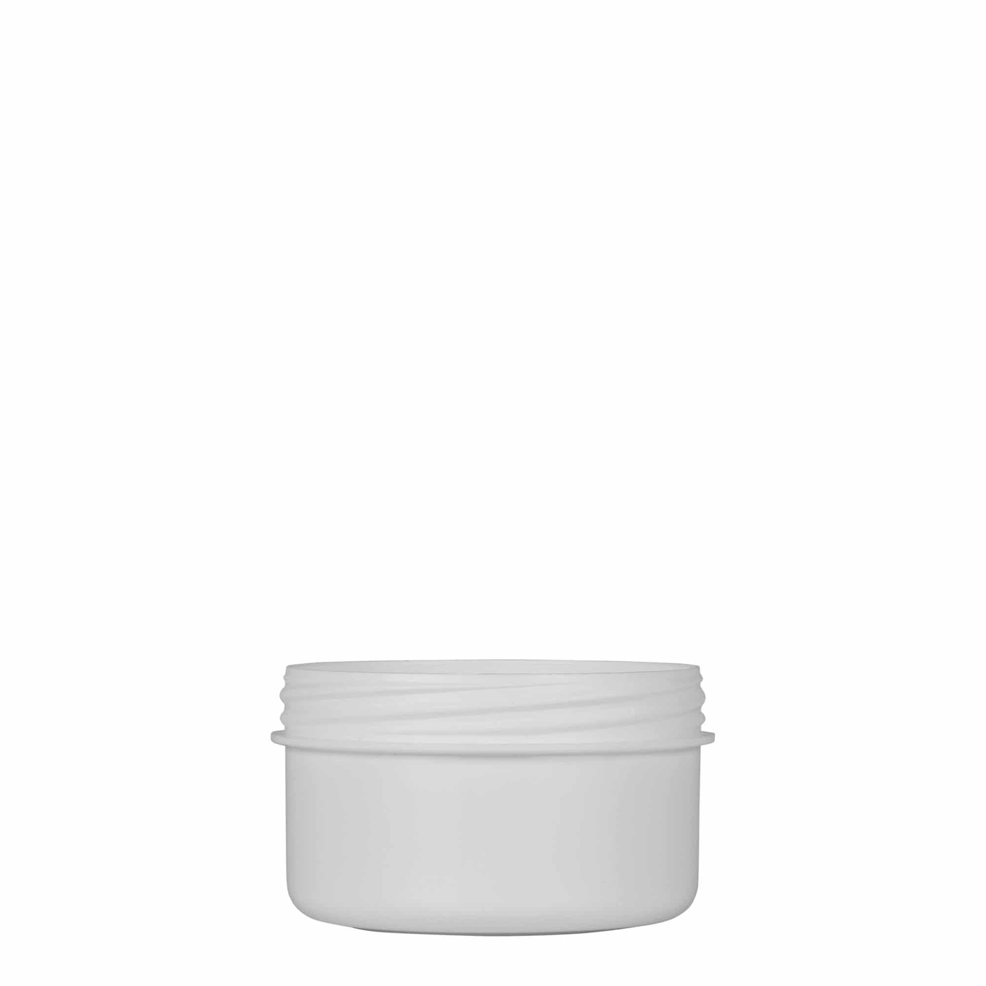 60 ml frasco de plástico 'White Line', PP, branco, boca: tampa de rosca