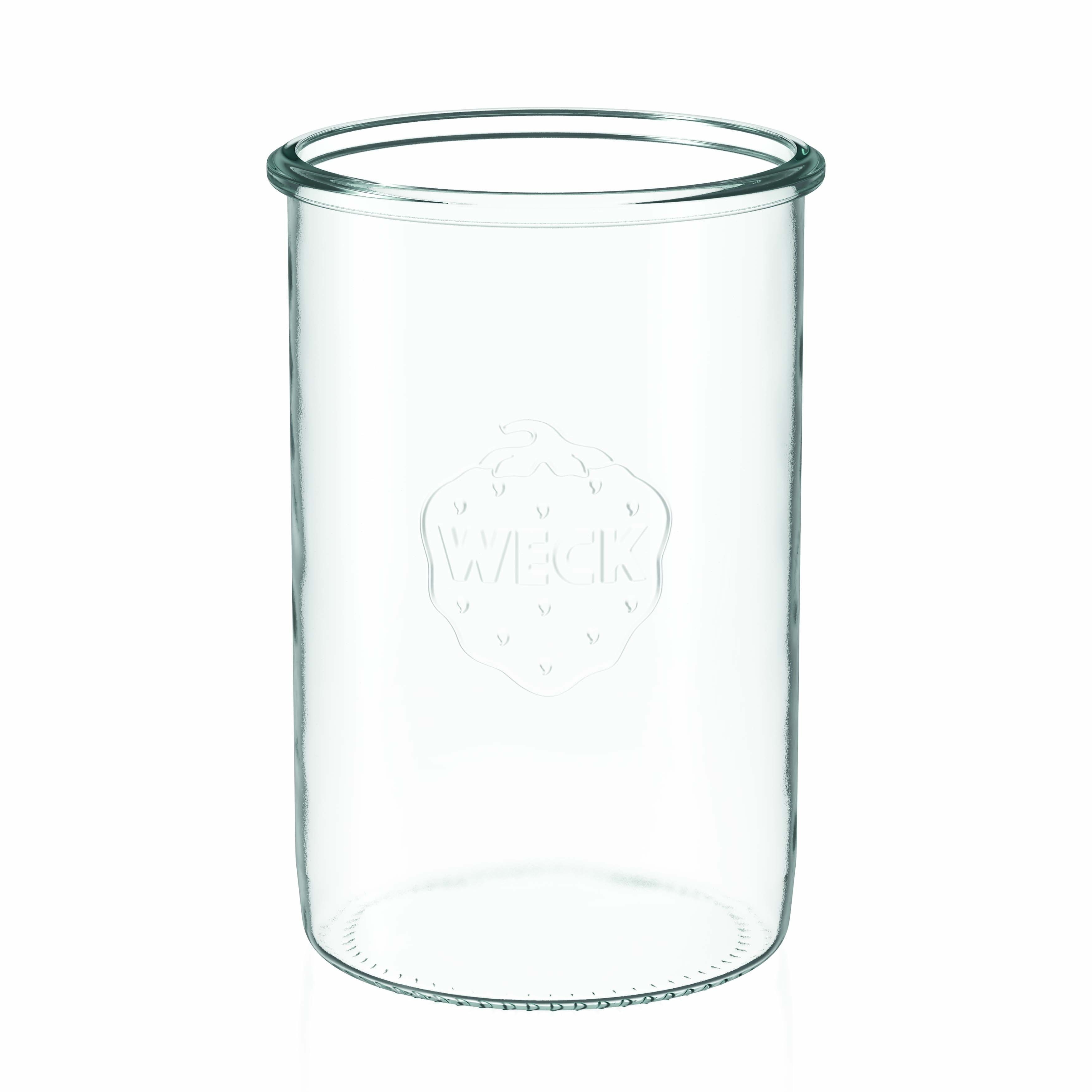 6x 1000 ml frasco WECK com tampa de vidro RR 100