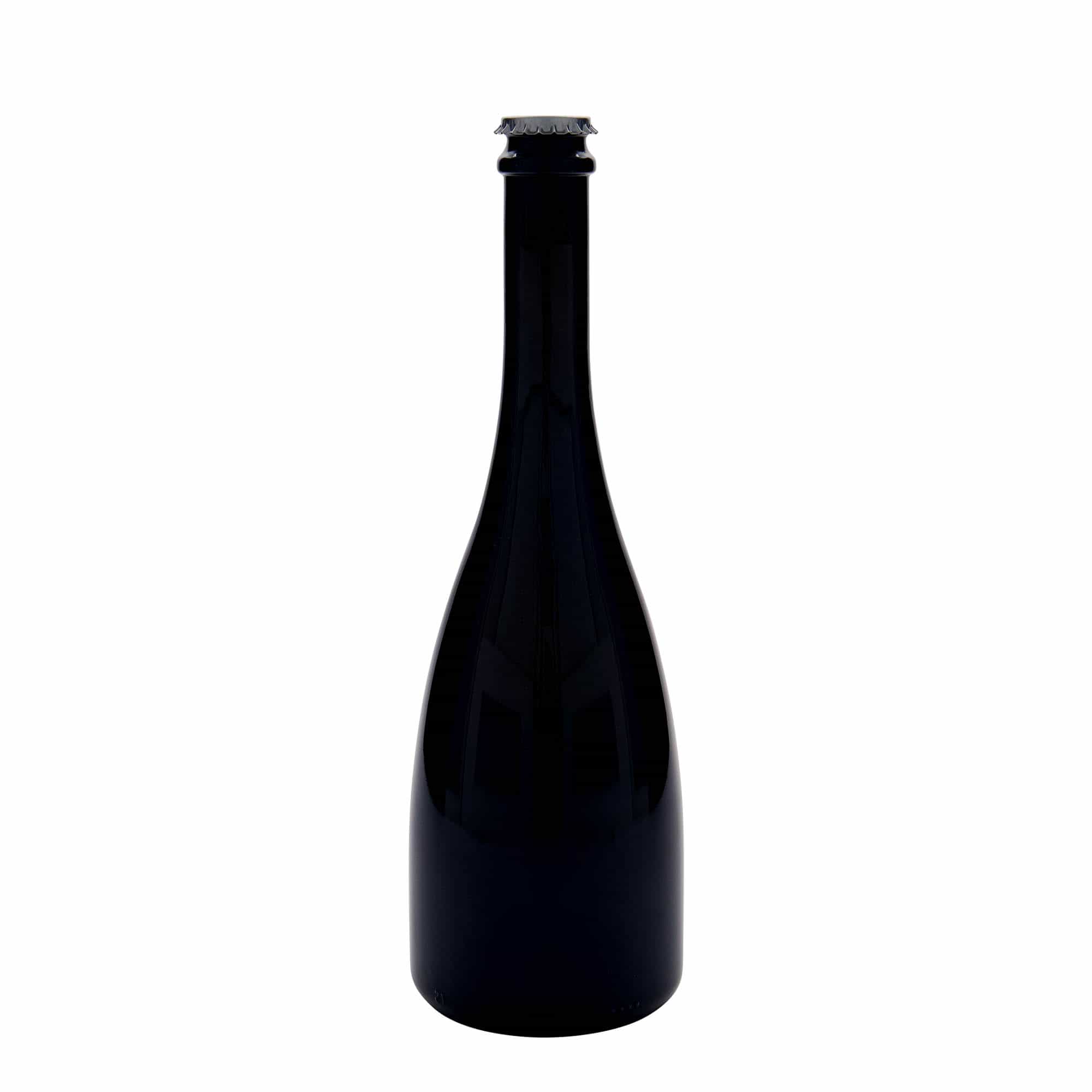 750 ml Garrafa de champanhe e de cerveja 'Tosca', vidro, verde antigo, boca: Tampas coroa