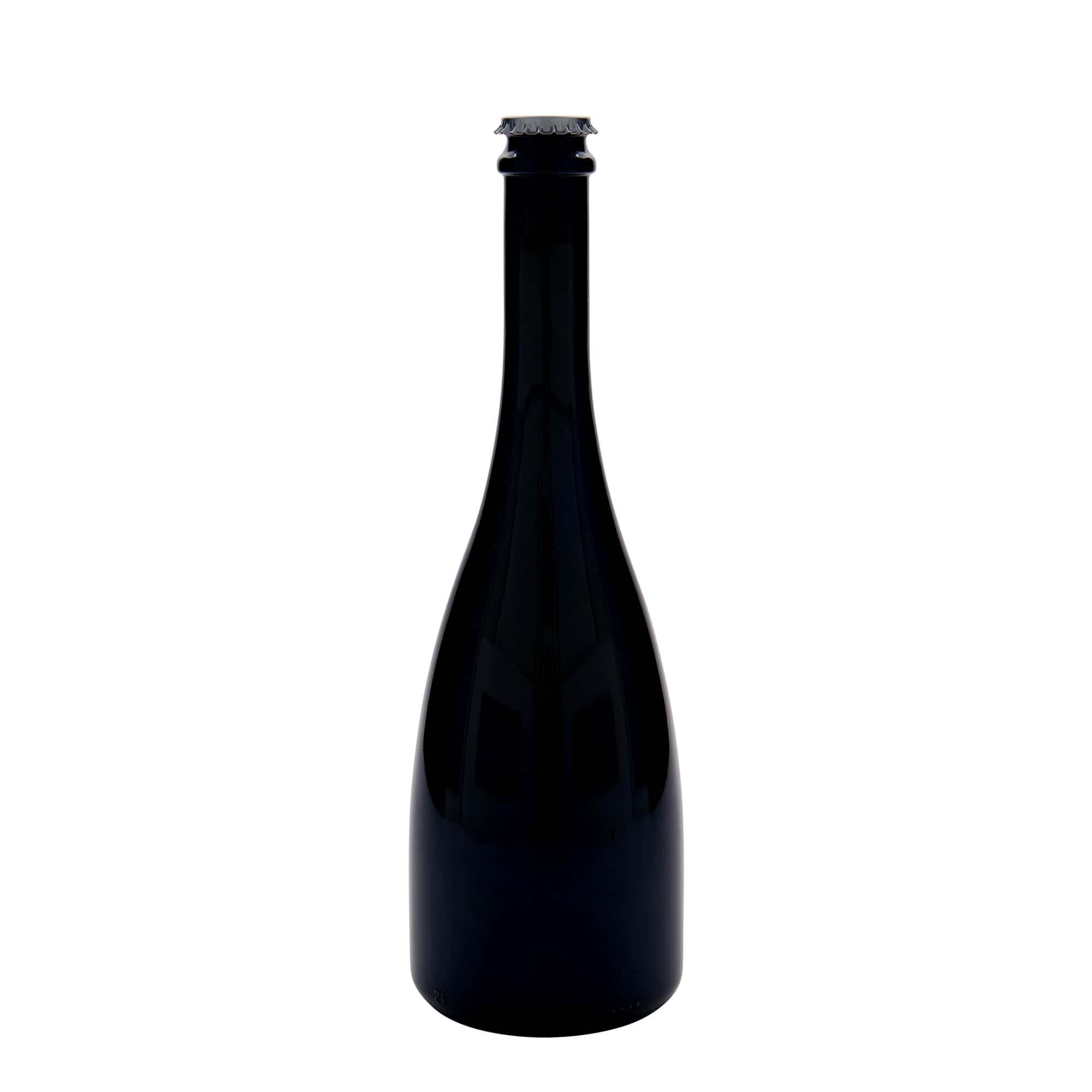 Garrafa de cerveja/espumante 'Tosca' 750 ml, vidro, verde antigo, boca: tampa de coroa