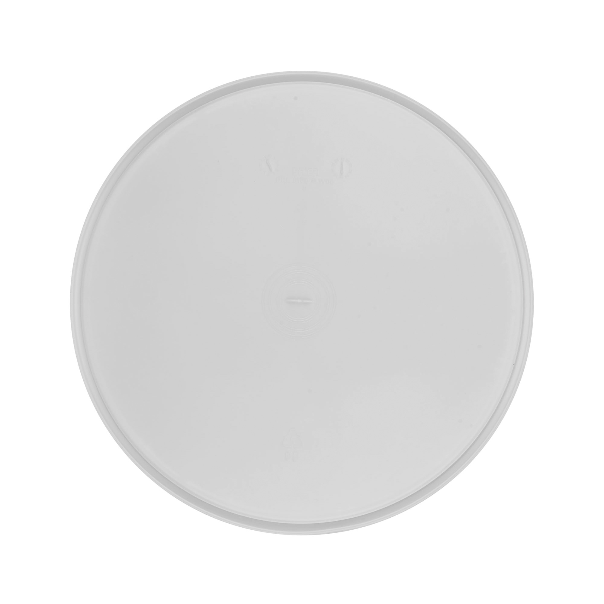 Tampa para balde de 20 l, plástico PP, branco