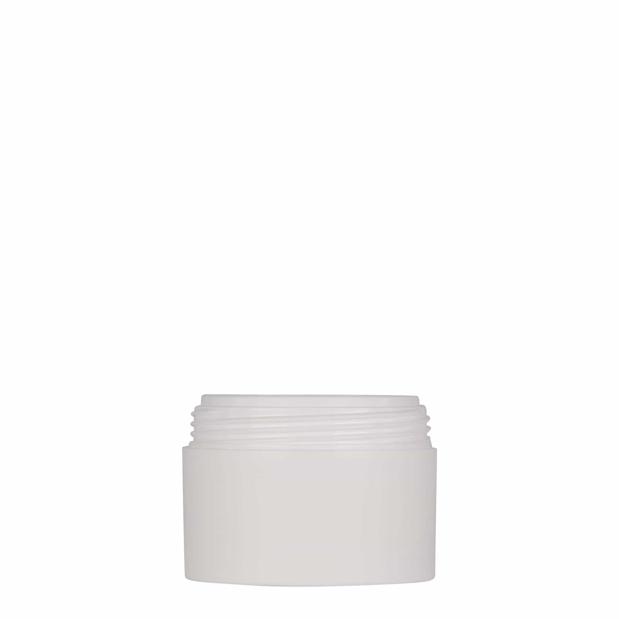 Dose de plástico 50 ml 'Antonella', PP, branca, boca: tampa de rosca Dose de plástico 50 ml 'Antonella', PP, branca, boca: tampa de rosca