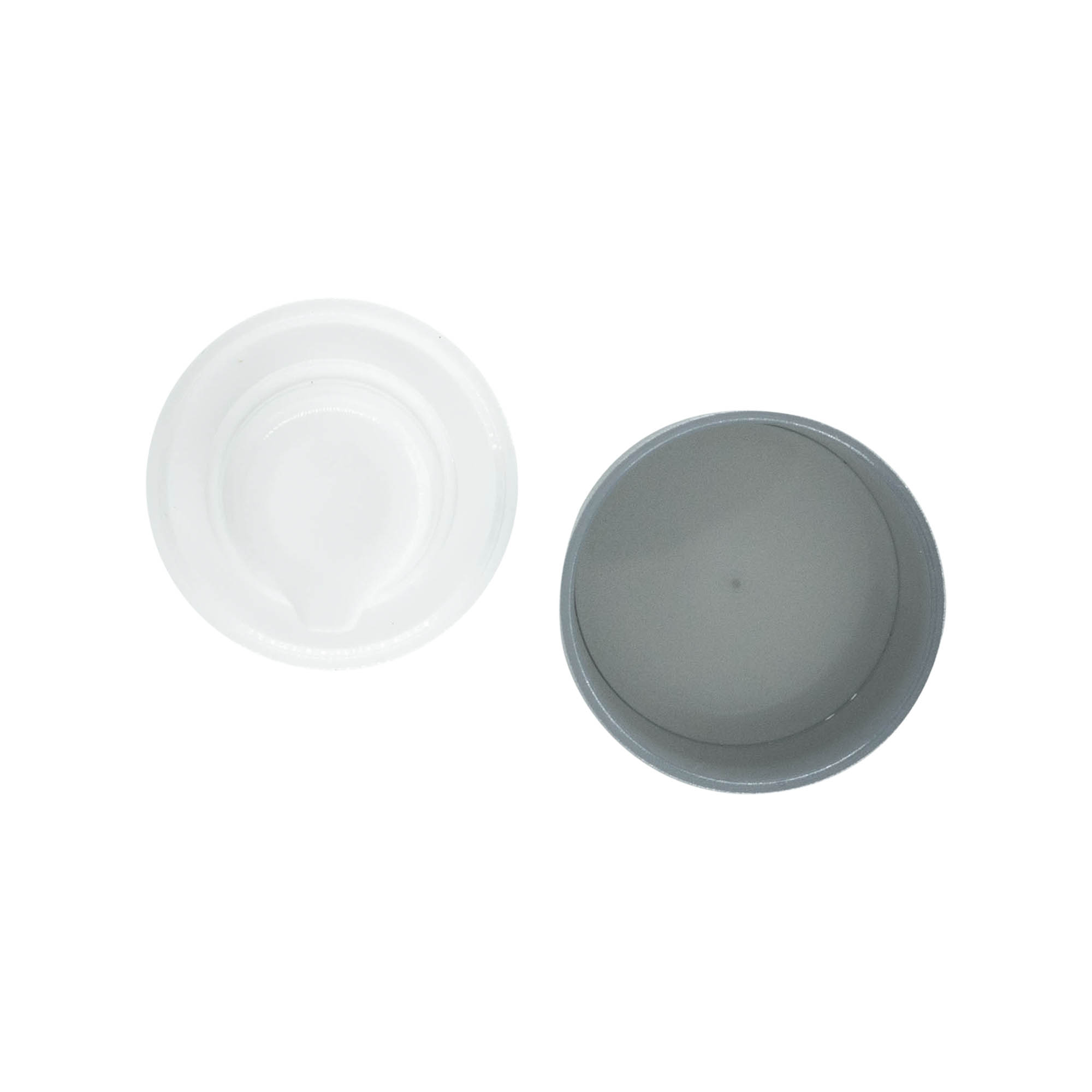 Cabeça de bomba dispensadora Airless 'Micro', plástico PP, prateado Cabeça de bomba dispensadora Airless 'Micro', plástico PP, prateado