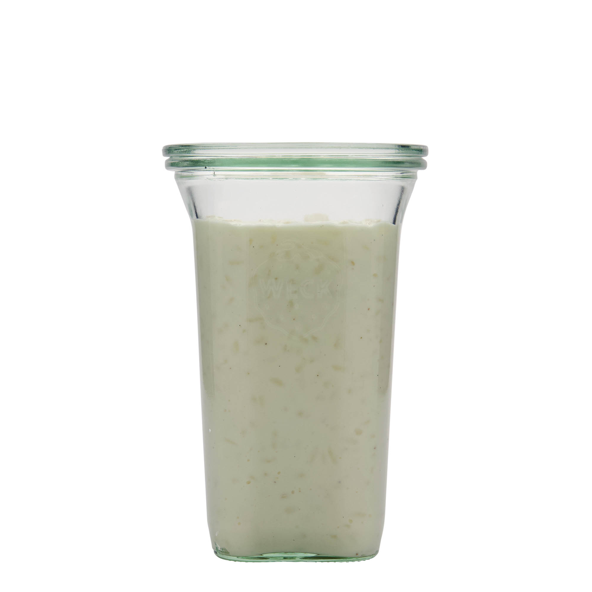 795 ml WECK Quadroglas, quadrado, Abertura: Borda redonda 795 ml WECK Quadroglas, quadrado, Abertura: Borda redonda