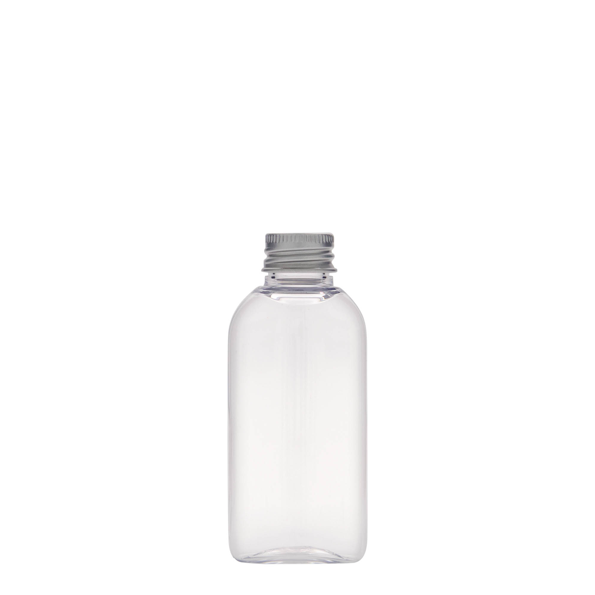 Frasco PET de 50 ml 'Íris', oval, plástico, bocal: 20/410 Frasco PET de 50 ml 'Íris', oval, plástico, bocal: 20/410