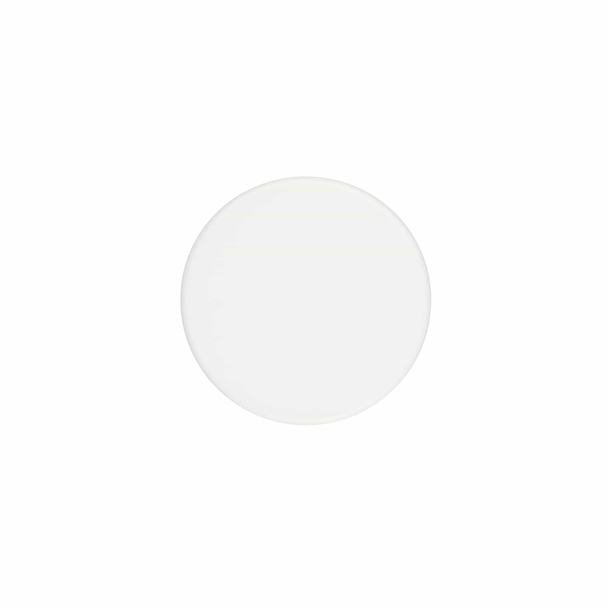 Tampa de rosca para 60 ml 'Brown Line', plástico HPM, branco