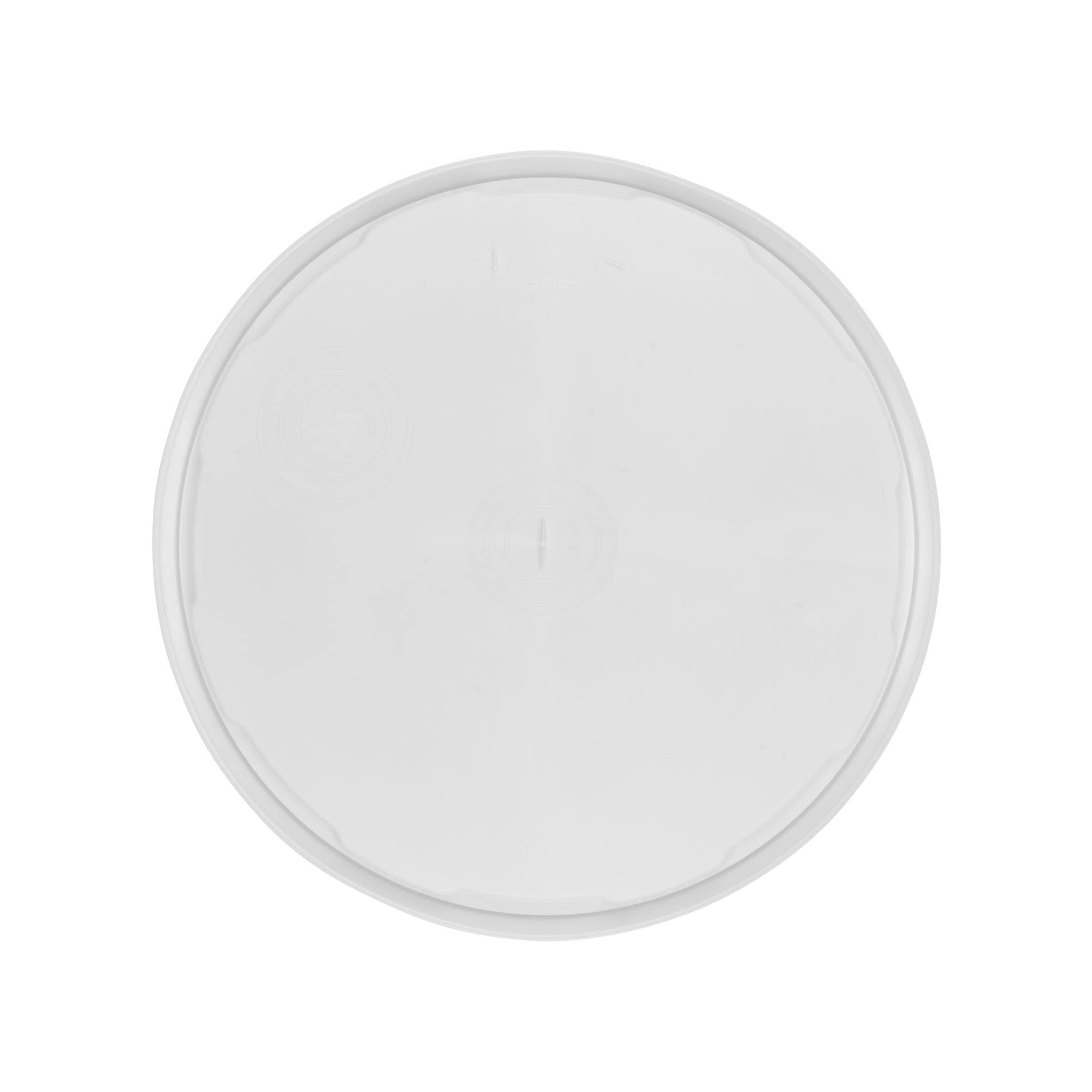 Tampa para baldes 12,5 l, plástico PP, branco