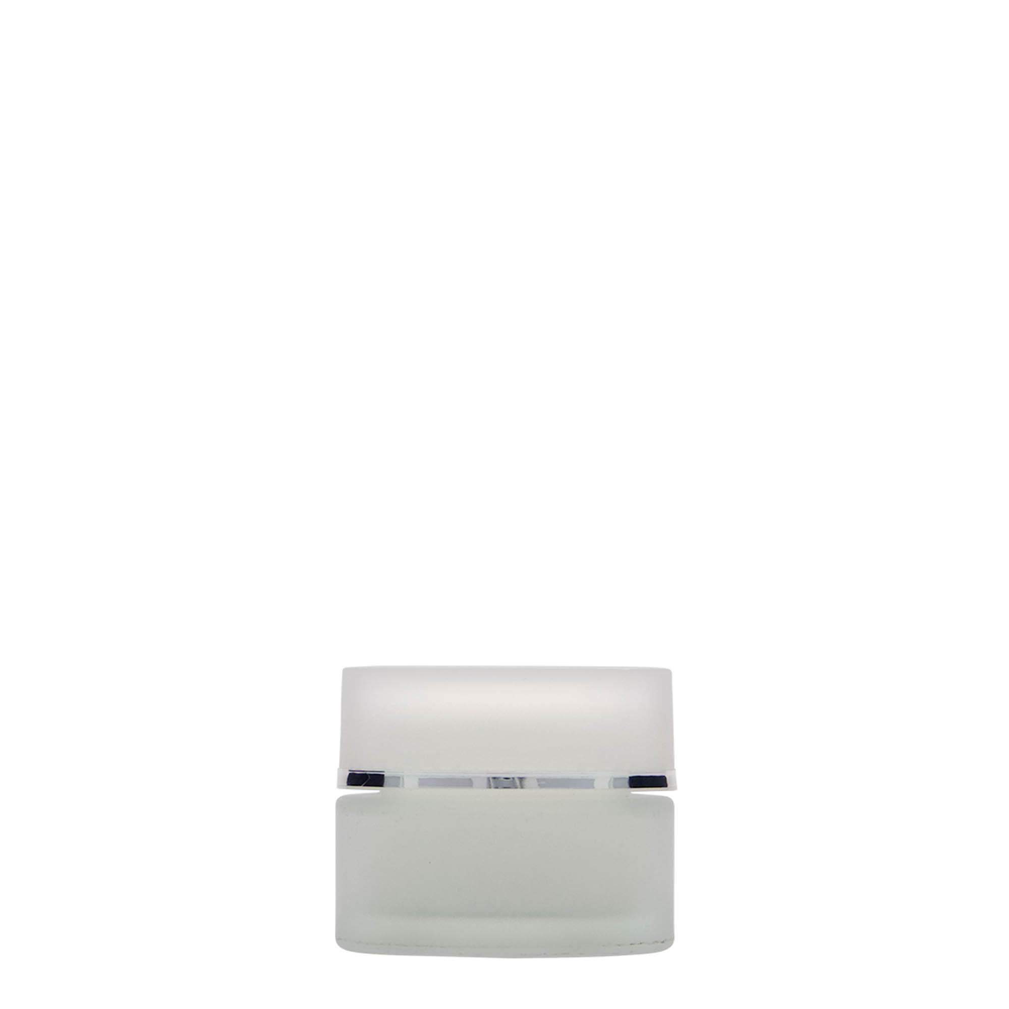 15 ml frasco 'Edição Platina', vidro, fosco, boca: tampa de rosca 15 ml frasco 'Edição Platina', vidro, fosco, boca: tampa de rosca