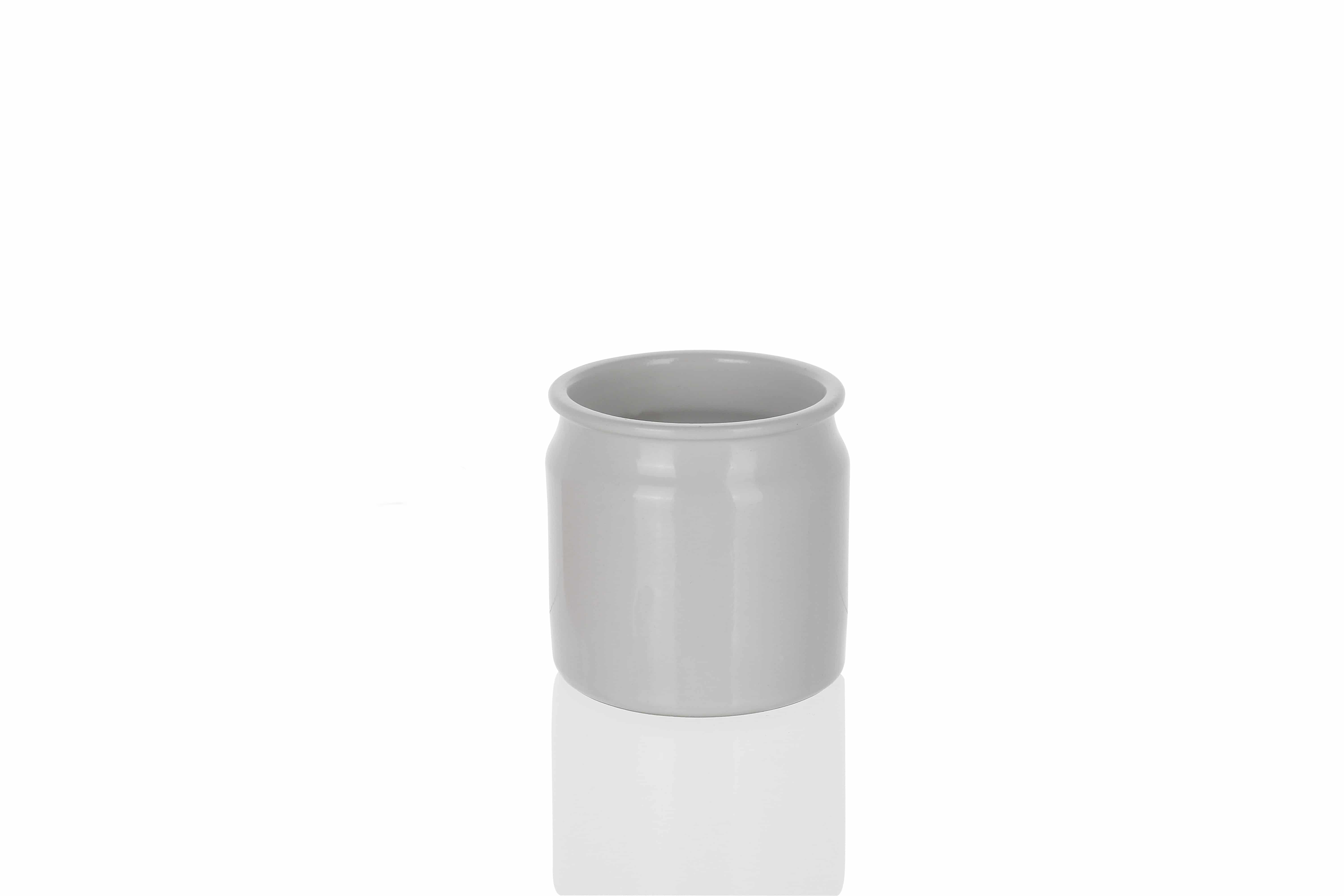 160 ml Frasco grés, cerâmica, branco, boca: Cortiça