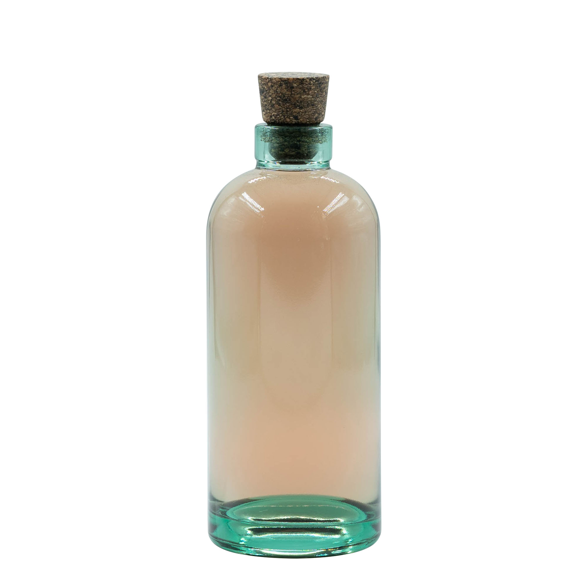 Garrafa de vidro de 500 ml 'Farm', bocal: cortiça Garrafa de vidro de 500 ml 'Farm', bocal: cortiça