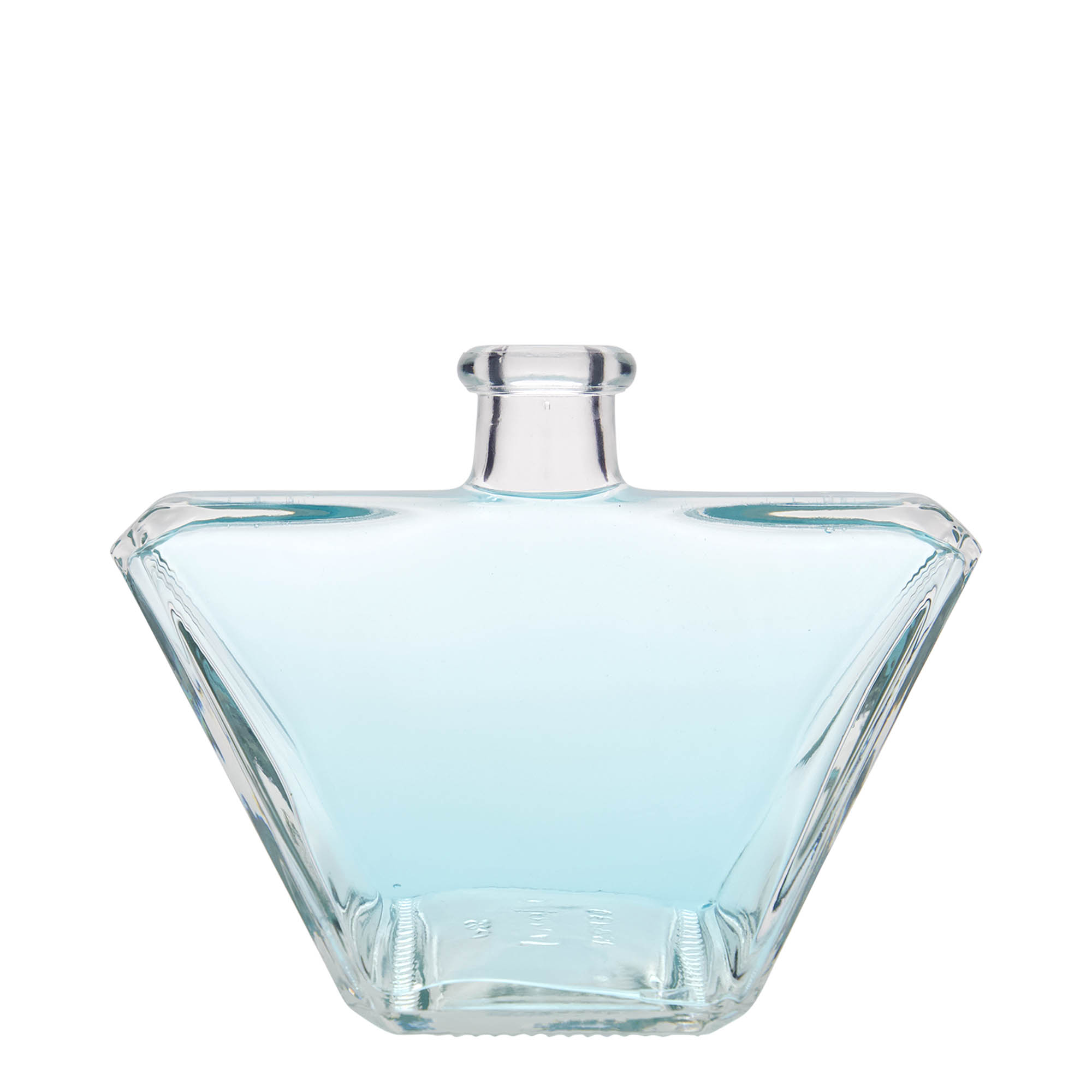 Garrafa de vidro de 500 ml 'Charly', retangular, boca: cortiça Garrafa de vidro de 500 ml 'Charly', retangular, boca: cortiça