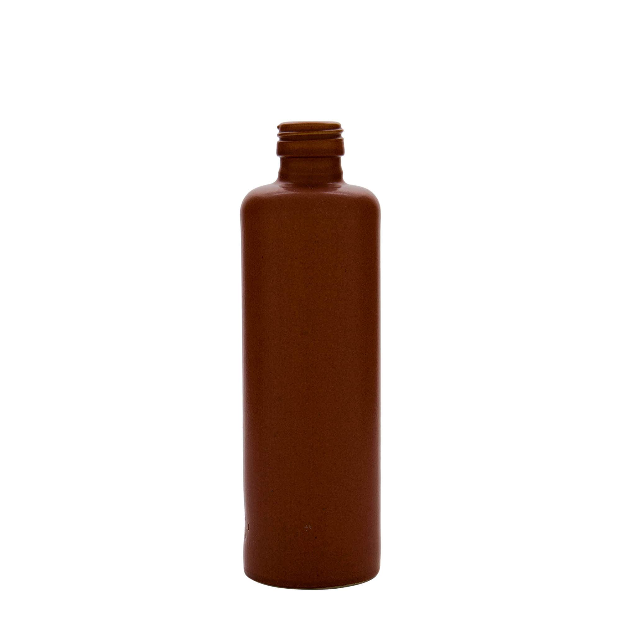 Jarro de barro 350 ml, grés, vermelho-marron, boca: PP 31,5