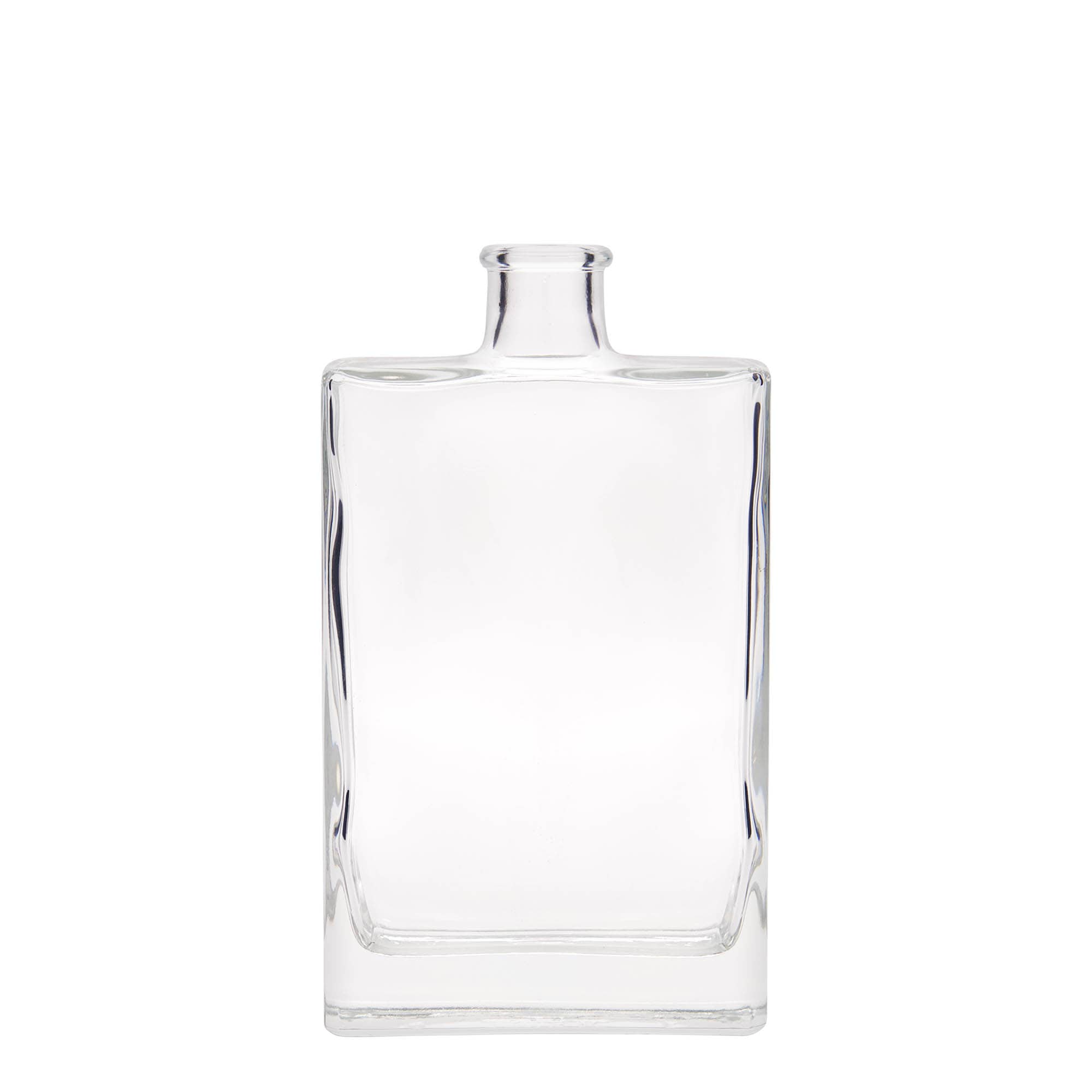 Frasco de vidro de 350 ml 'Julia', retangular, boca: cortiça