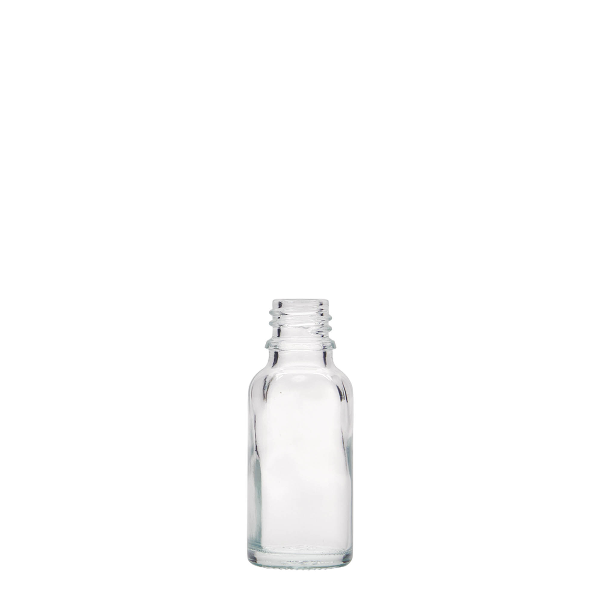 Frasco médico de 20 ml, vidro, bocal: DIN 18 Frasco médico de 20 ml, vidro, bocal: DIN 18