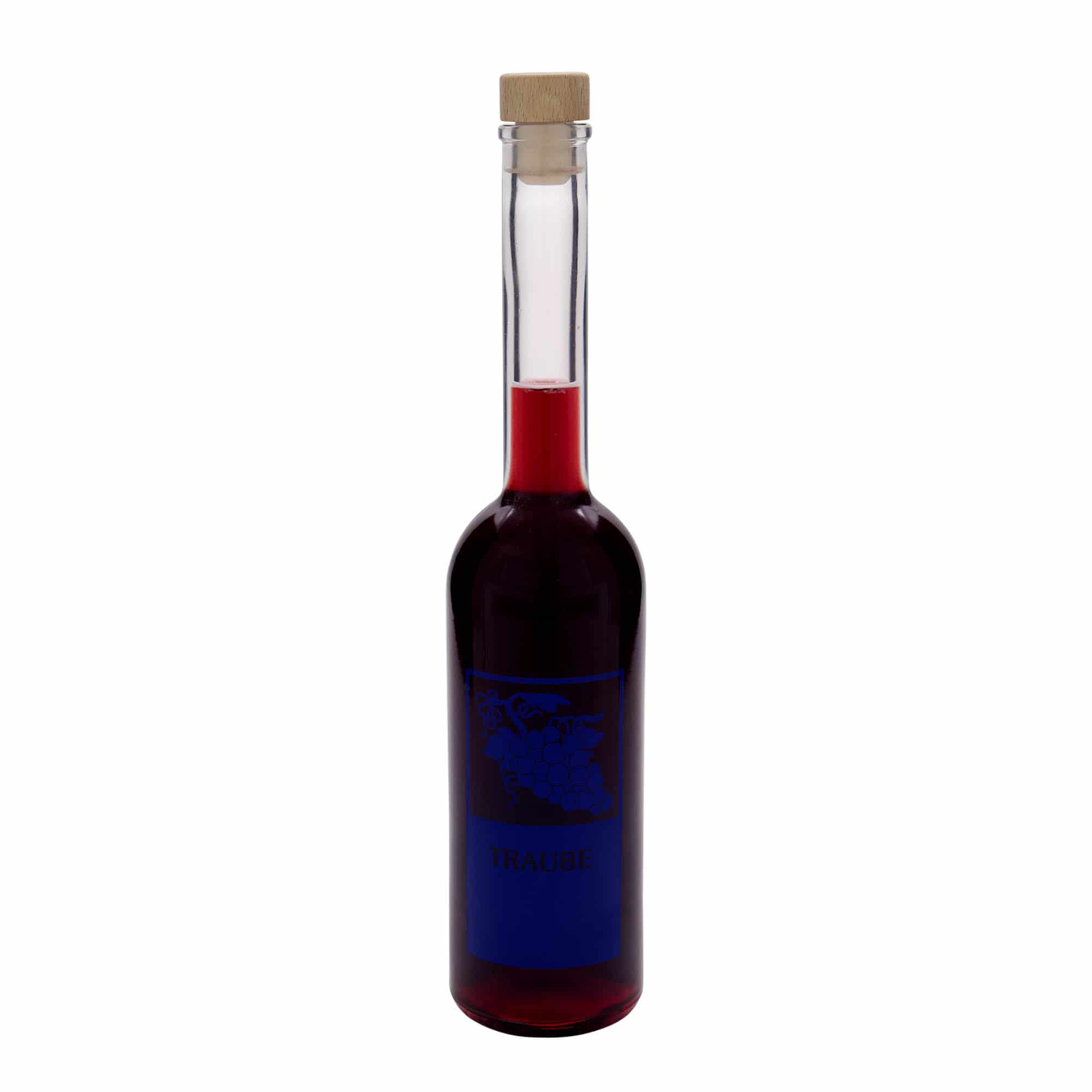 500 ml Garrafa de vidro 'Opera', Motivo: Uva, boca: Cortiça