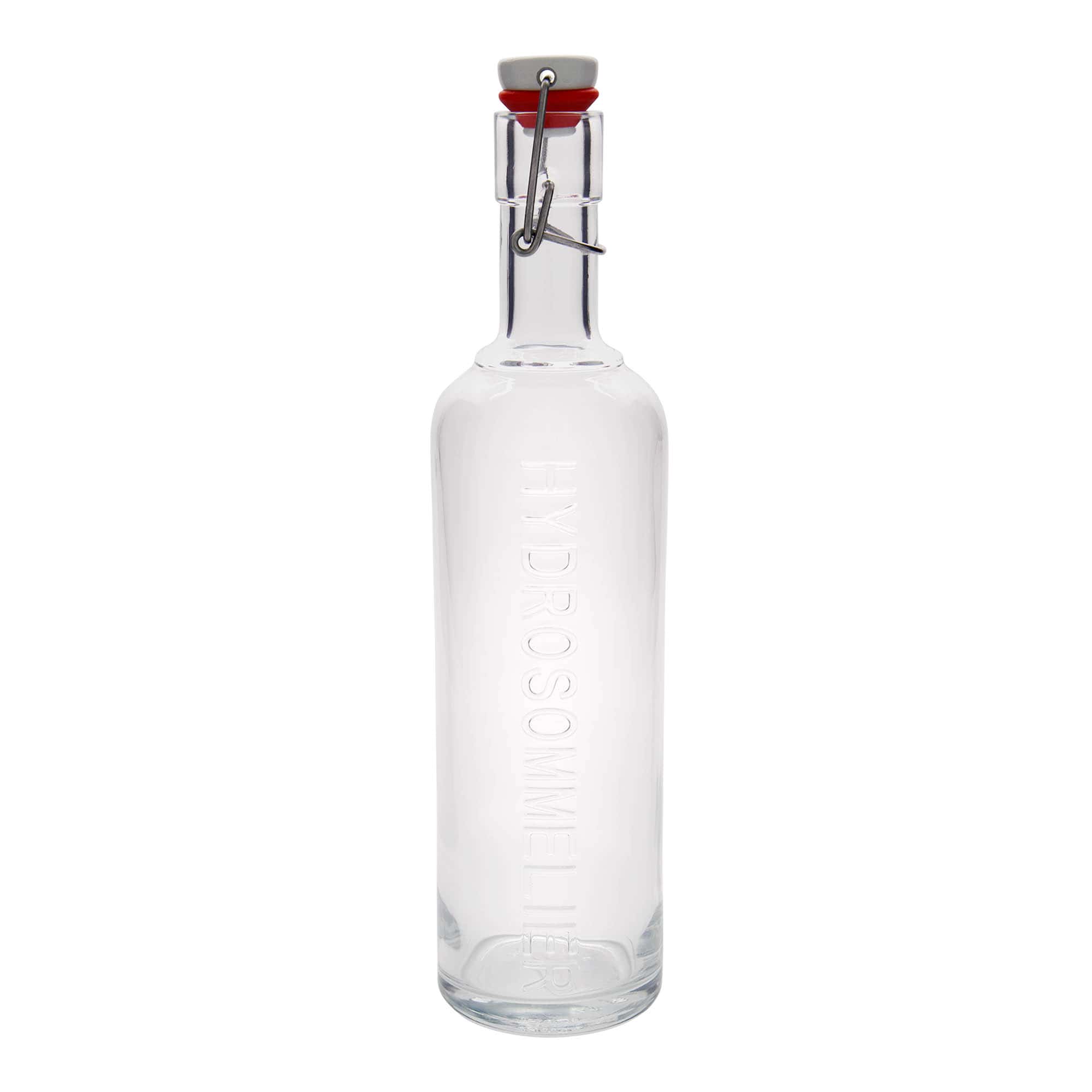 Garrafa de vidro 1.000 ml 'Optima Hydrosommelier', boca: fecho de mola