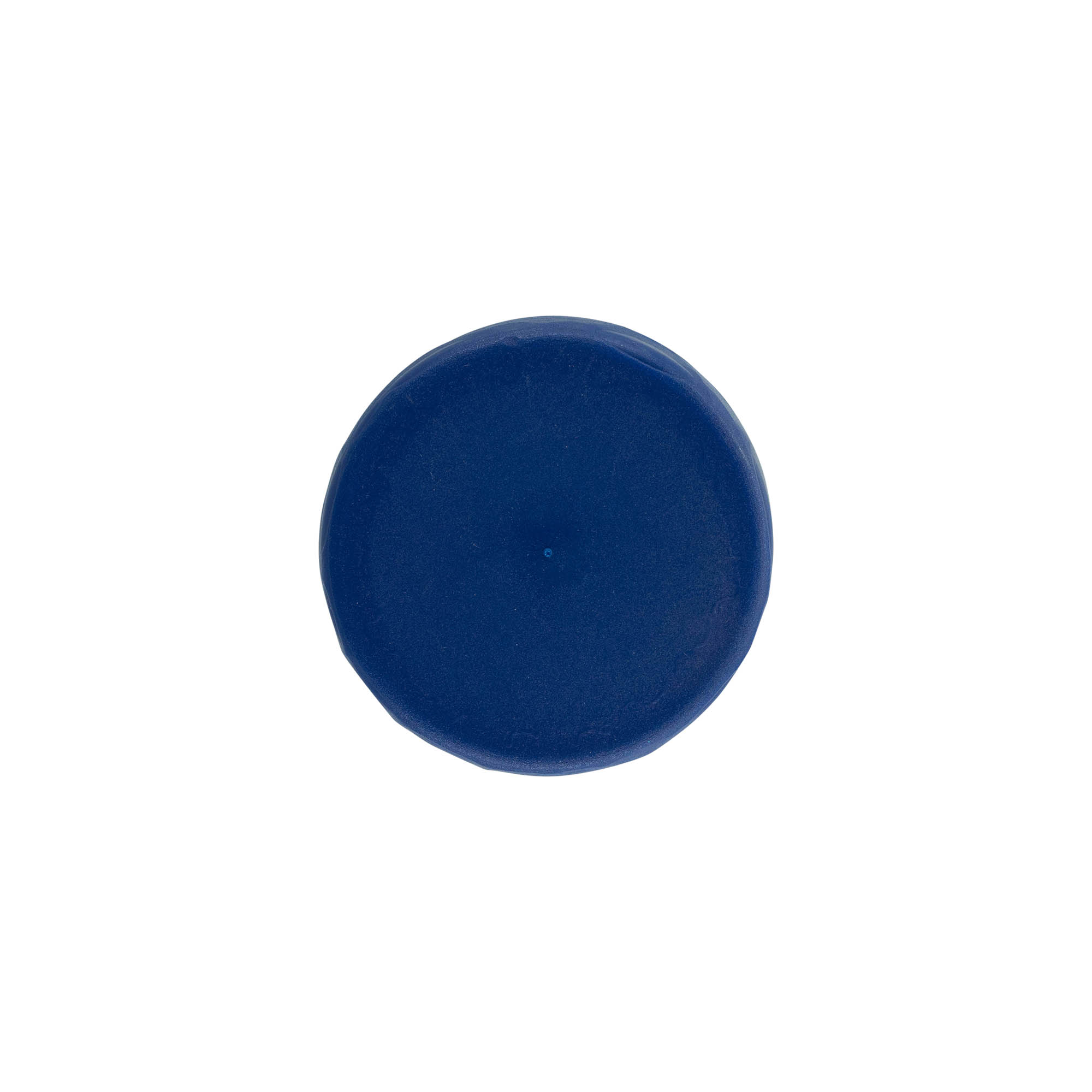 Tampa de encaixe para pote de cerâmica de gargalo estreito, plástico HDPE, azul