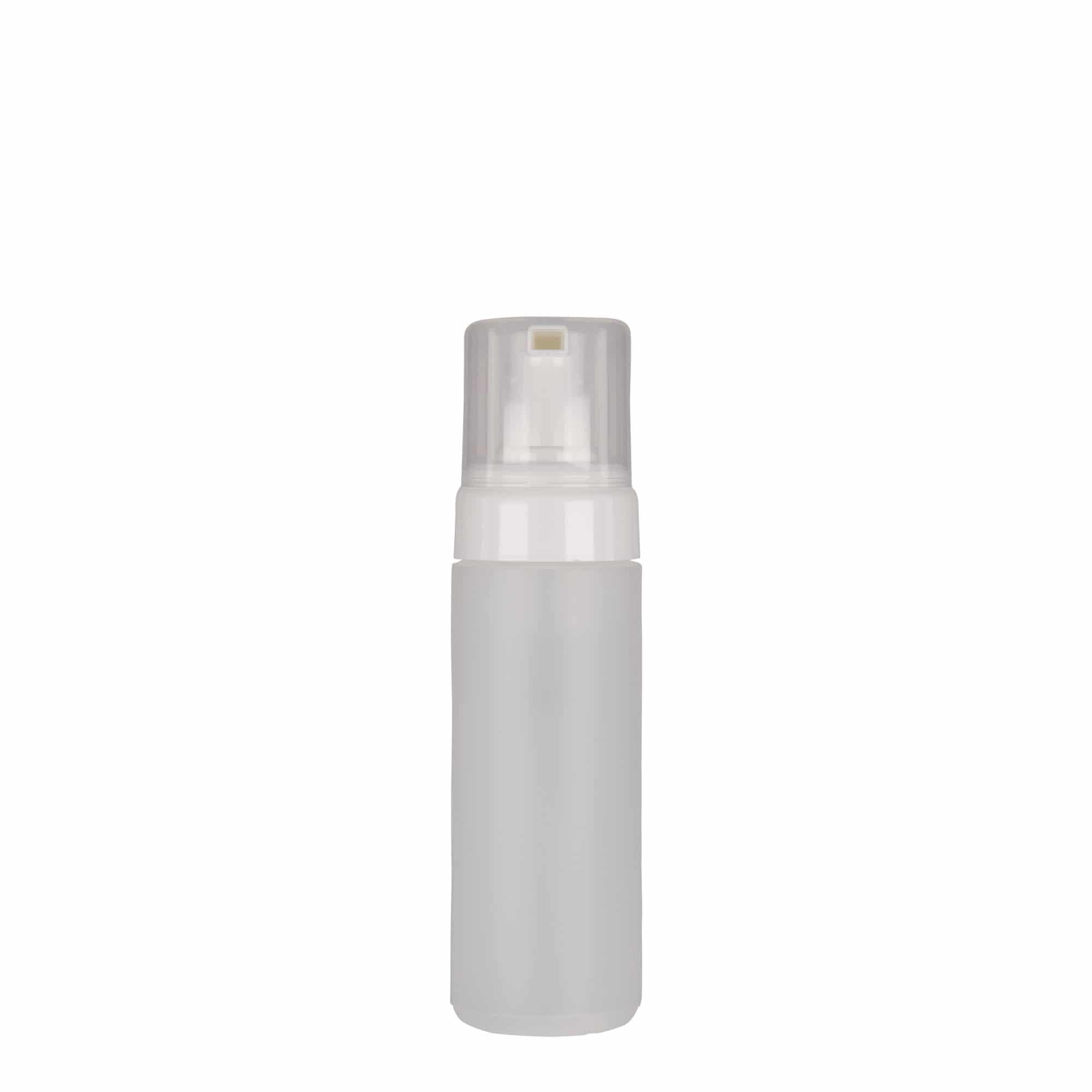 Frasco doseador de 150 ml 'Foamer', plástico PE, natural, boca: tampa de rosca