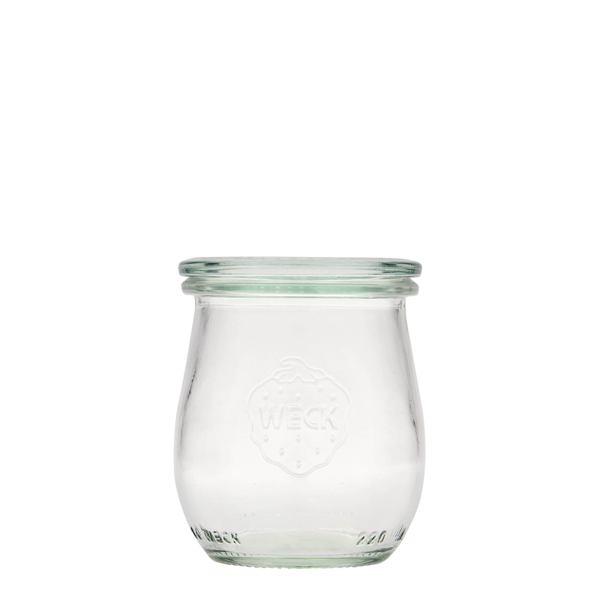 220 ml WECK-frasco de tulipa, Boca: Borda redonda 220 ml WECK-frasco de tulipa, Boca: Borda redonda
