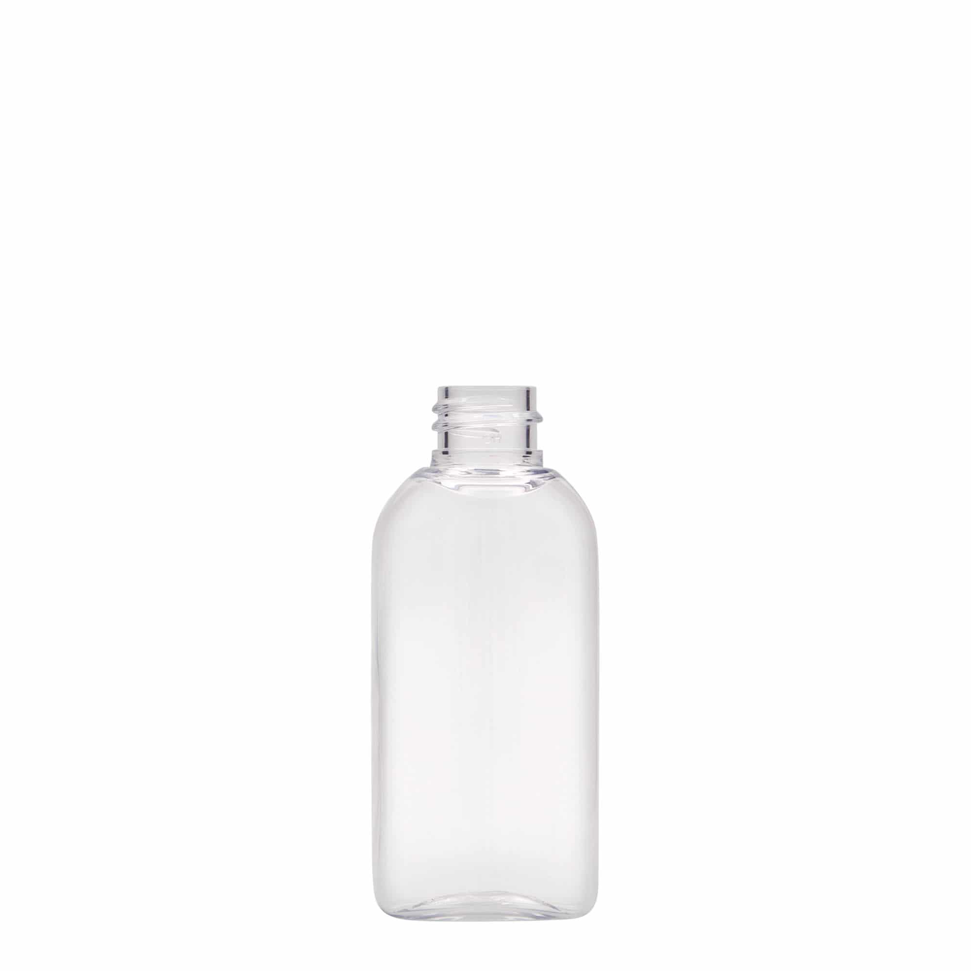 Frasco PET de 50 ml 'Íris', oval, plástico, bocal: 20/410