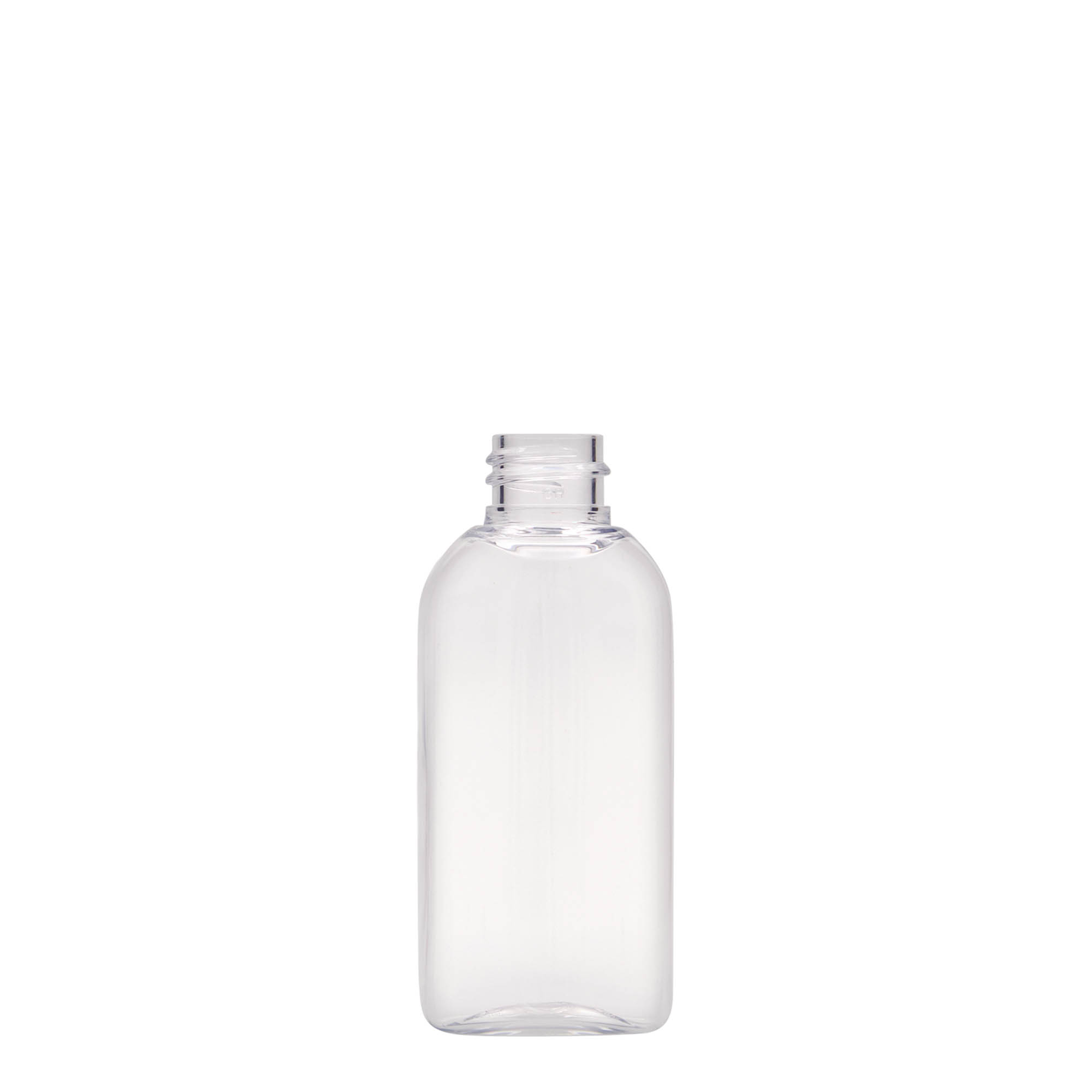 Frasco PET de 50 ml 'Íris', oval, plástico, bocal: 20/410 Frasco PET de 50 ml 'Íris', oval, plástico, bocal: 20/410