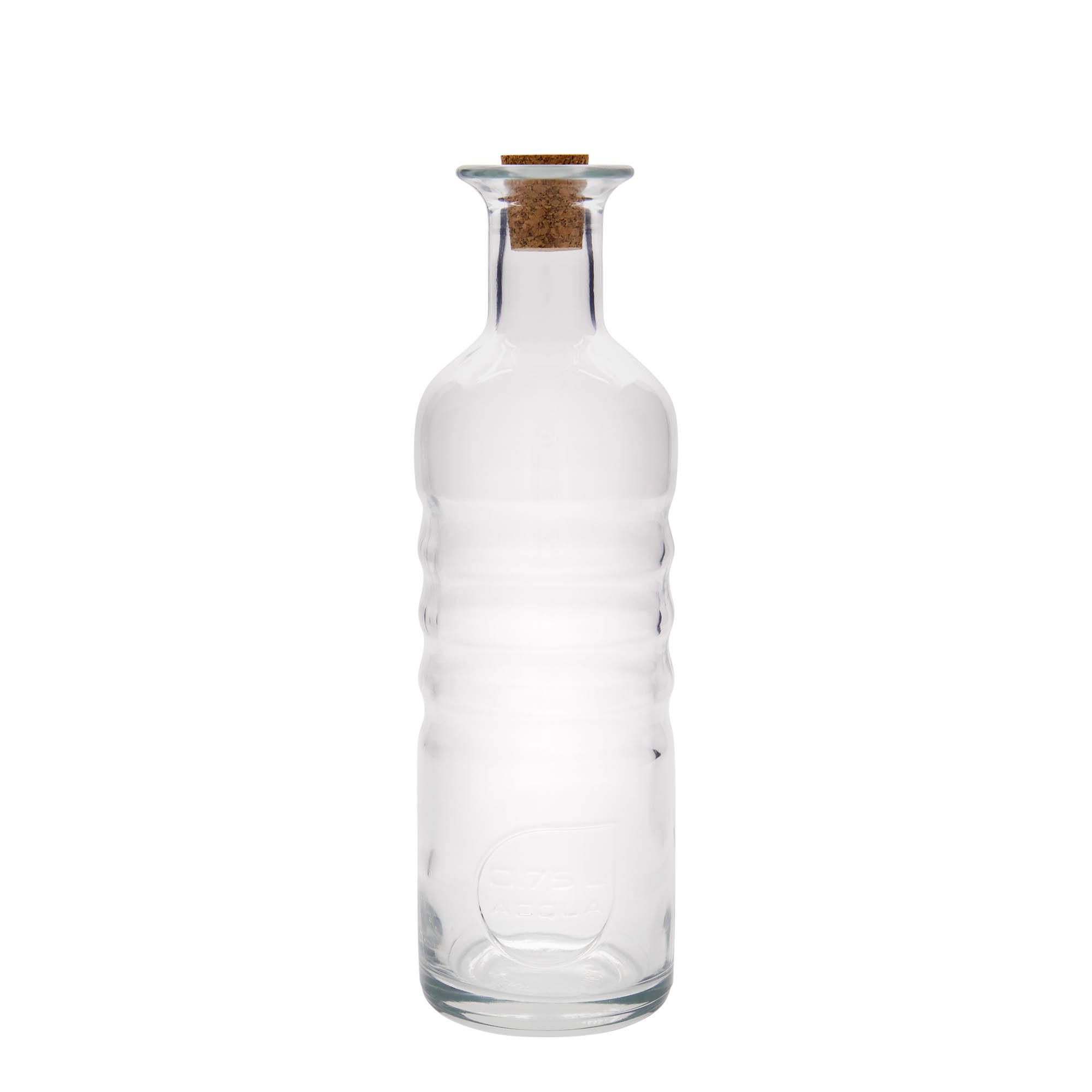 Garrafa de vidro de 750 ml 'Optima Acqua', gargalo: cortiça