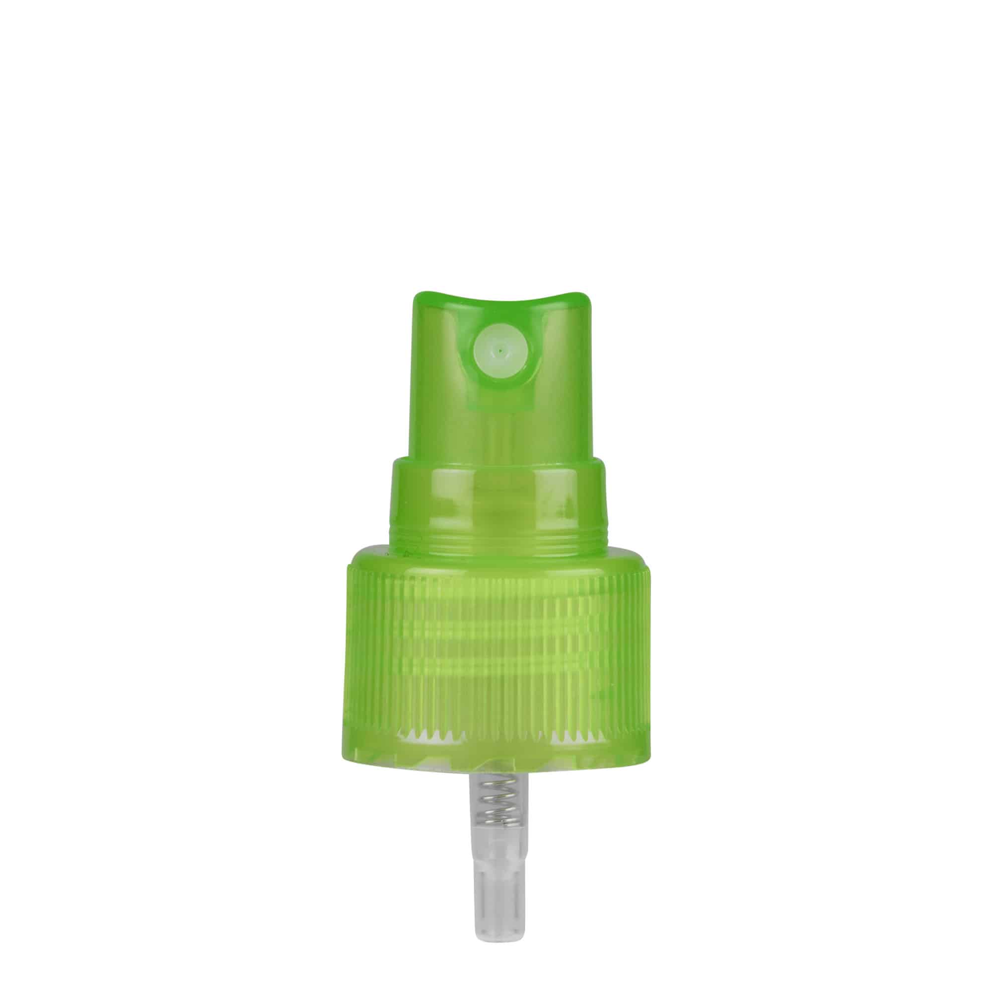 Tampa de rosca com spray nebulizador, plástico PP, verde, para boca: GPI 24/410 Tampa de rosca com spray nebulizador, plástico PP, verde, para boca: GPI 24/410