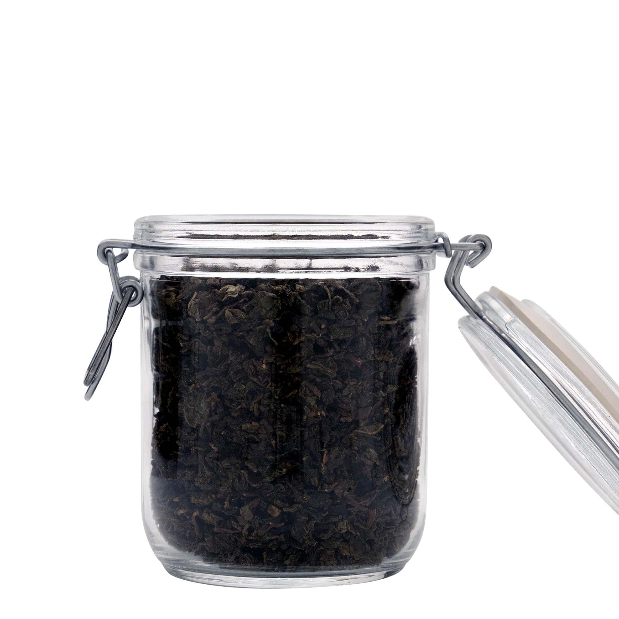 Frasco de vidro com fecho de alavanca 'Fido' 500 ml, Boca: Fecho de alavanca