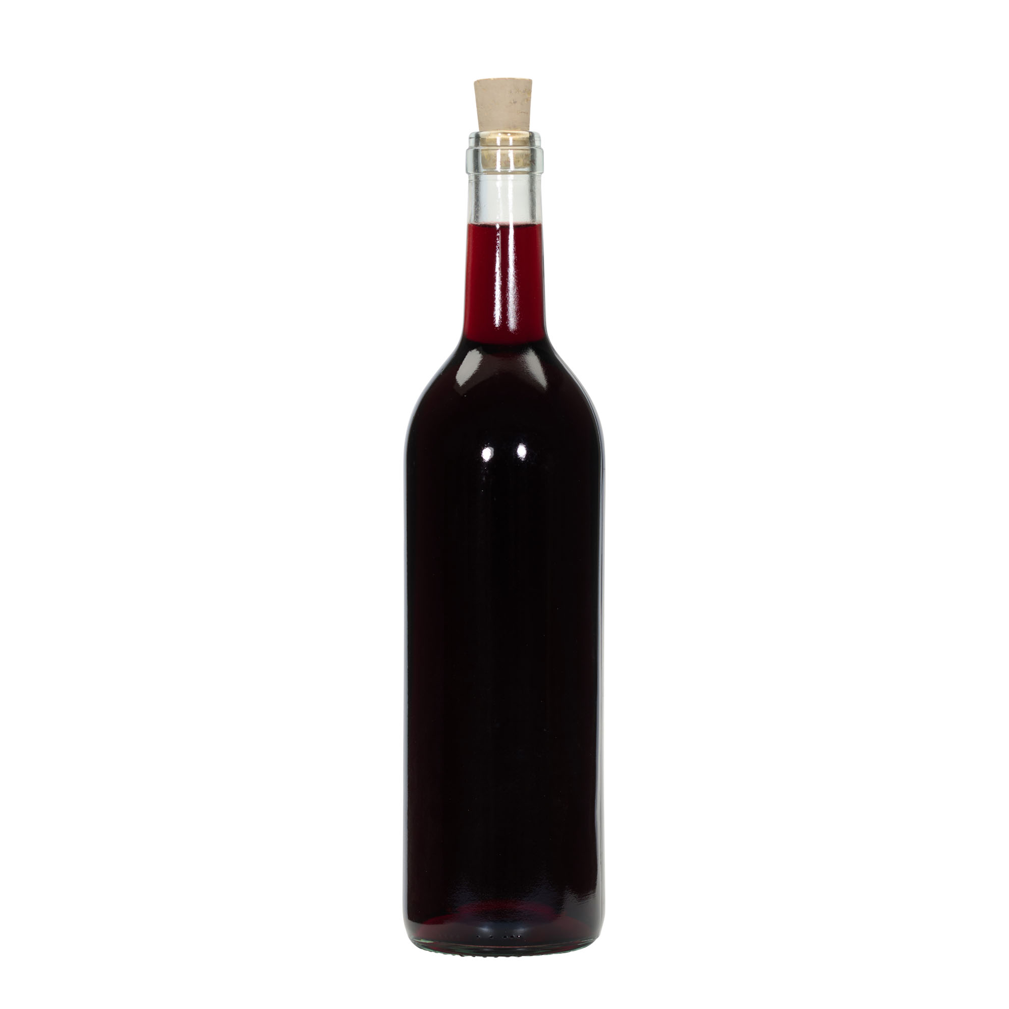 Garrafa de vidro de 750 ml 'Bordeaux Tradition', Boca: Cortiça