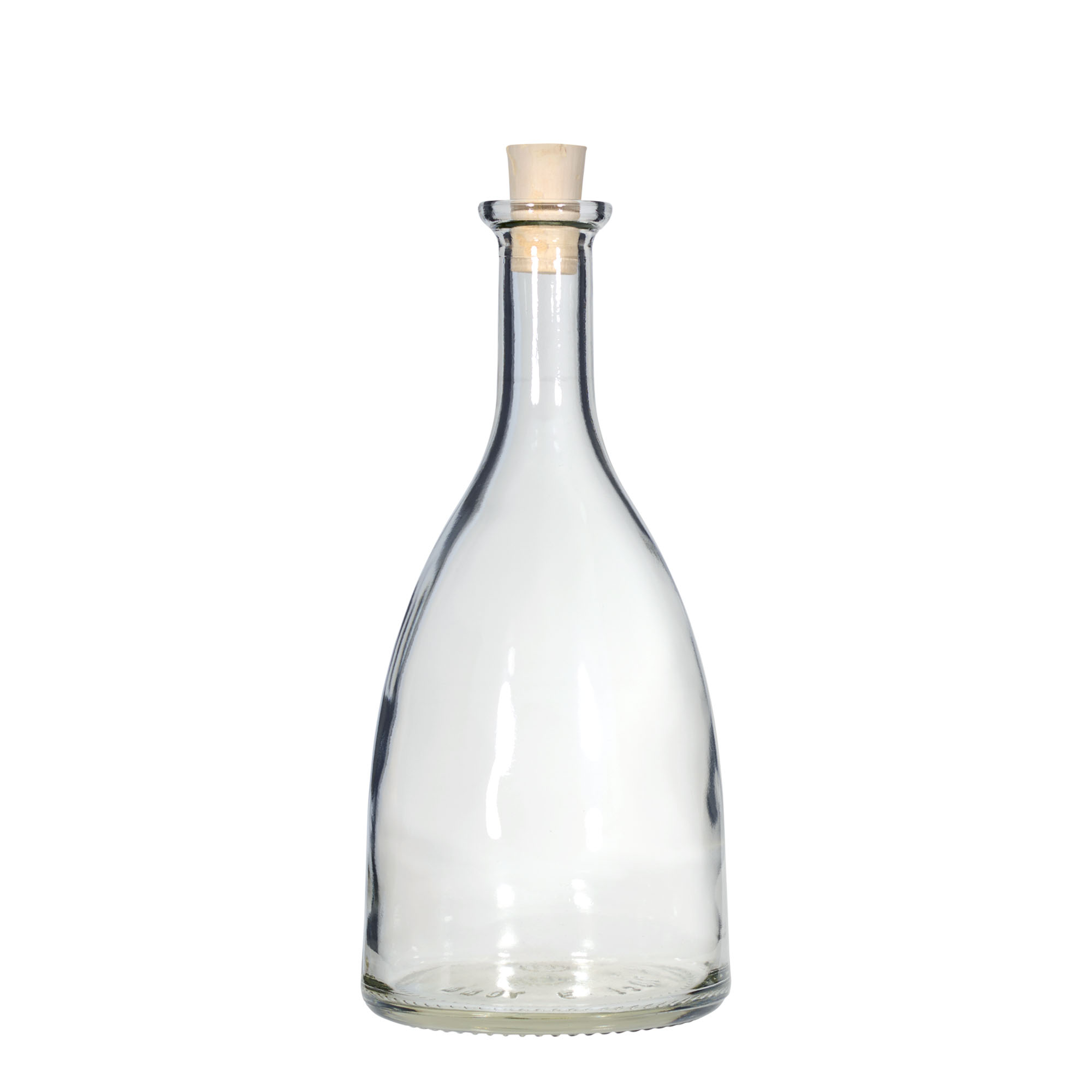 Garrafa de vidro de 700 ml 'Viola', Boca: Cortiça Garrafa de vidro de 700 ml 'Viola', Boca: Cortiça