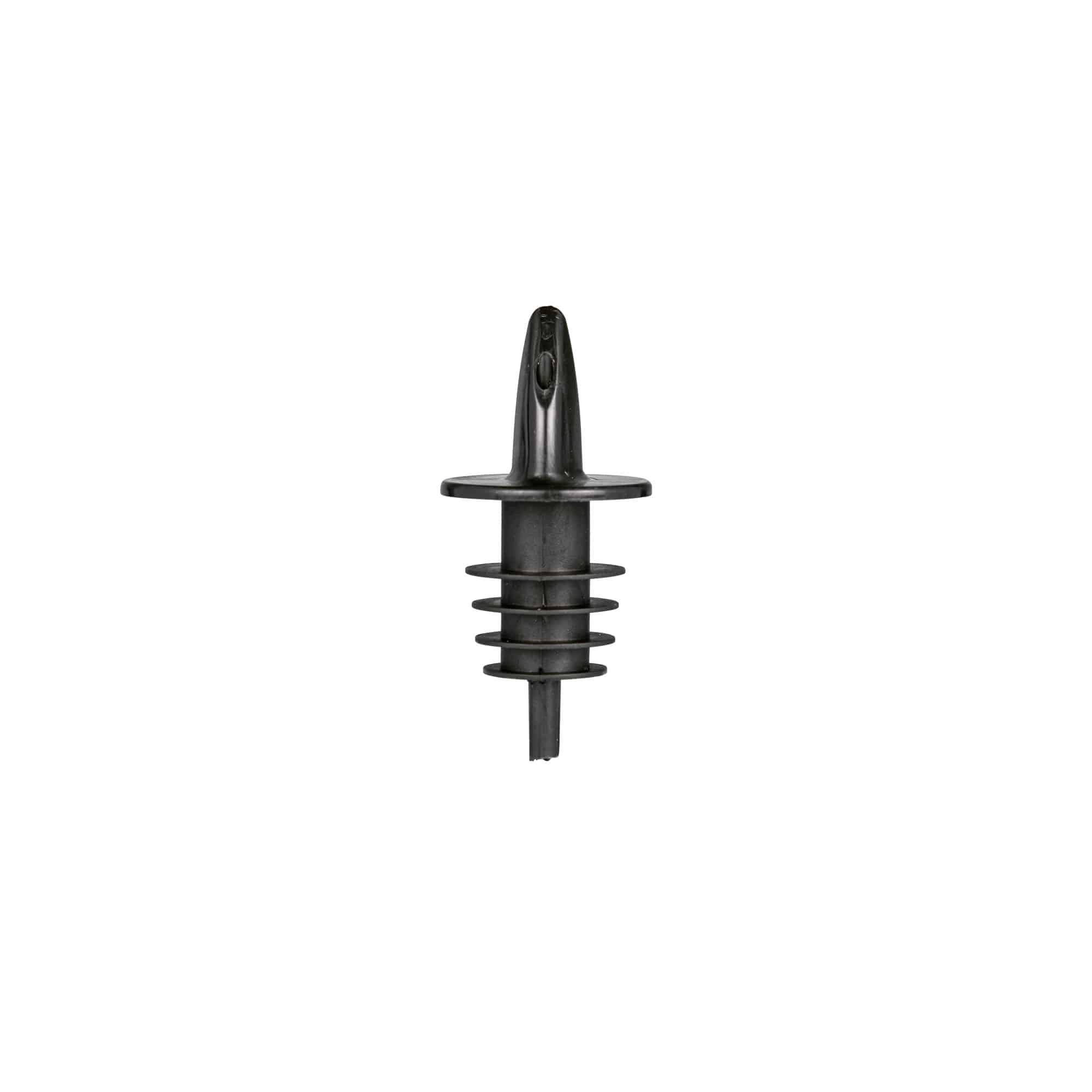 Vertedor de garrafas Jet Pour, plástico PE, preto Vertedor de garrafas Jet Pour, plástico PE, preto