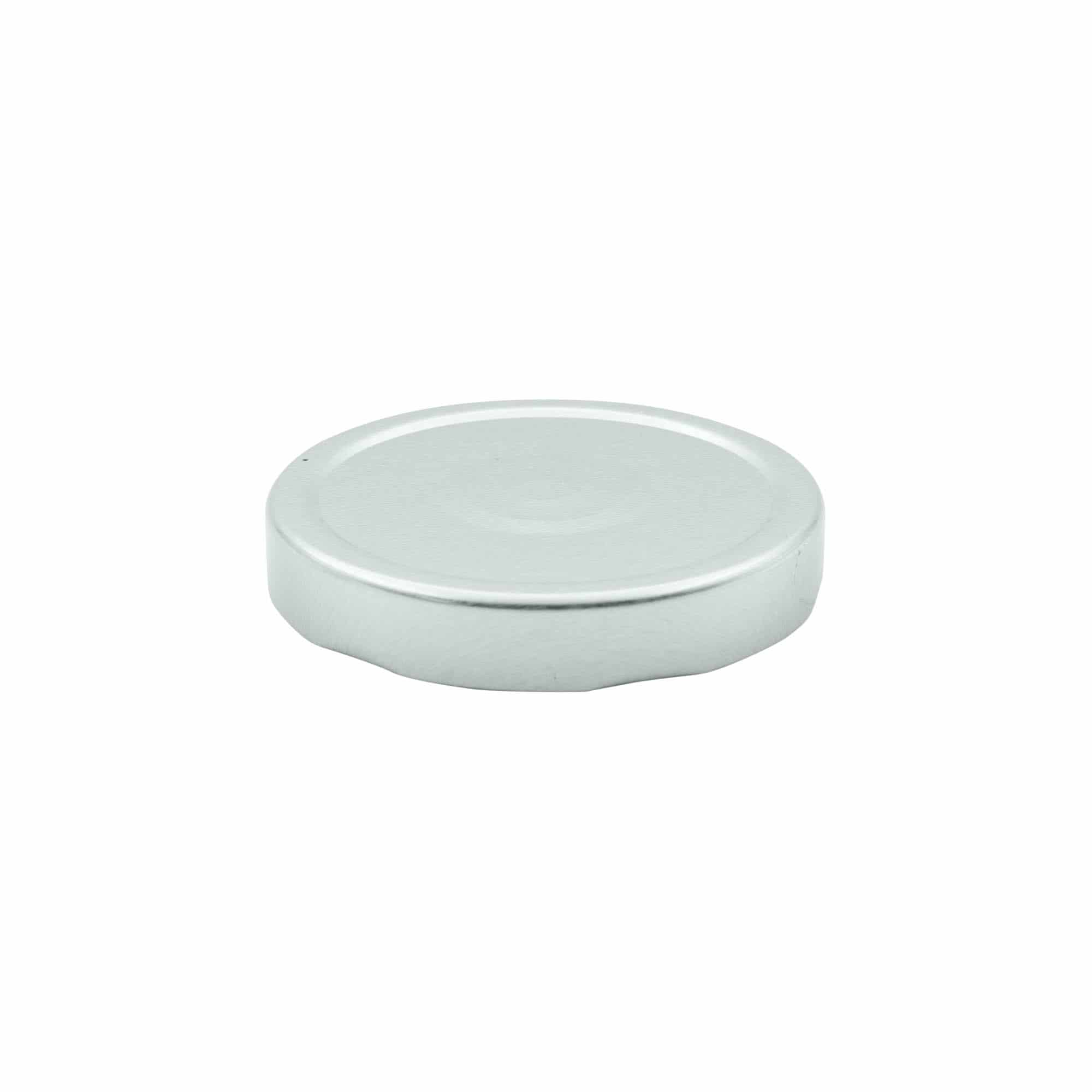 Tampa Deep-Twist-Off, folha de flandres, prateado, para boca: Deep-TO 82 Tampa Deep-Twist-Off, folha de flandres, prateado, para boca: Deep-TO 82