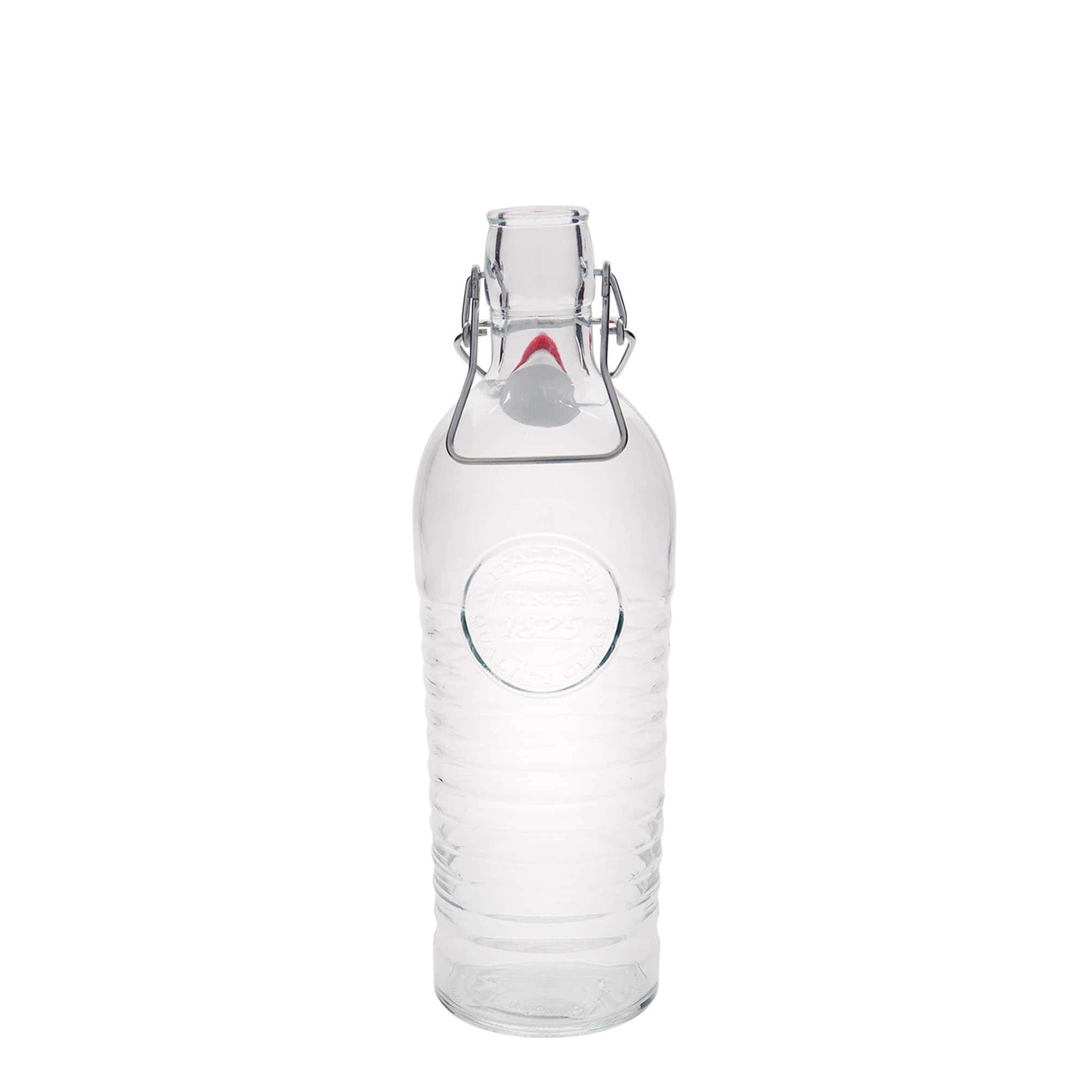 Garrafa de vidro 1.200 ml 'Officina 1825', boca: fecho de mola