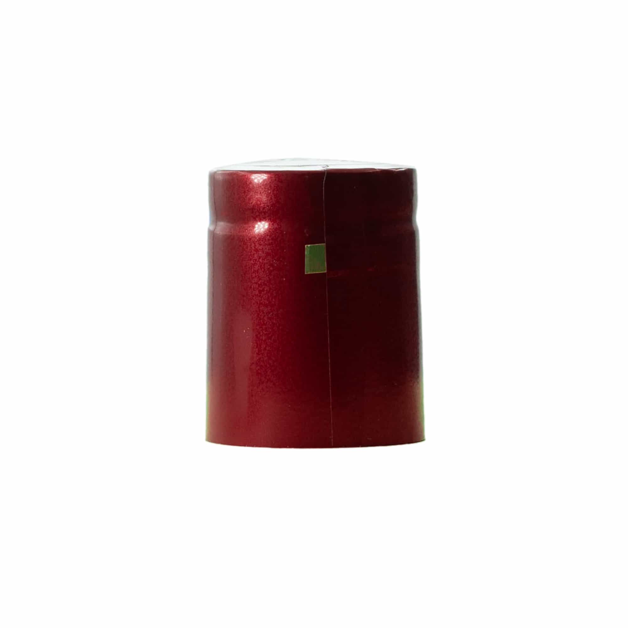 Cápsula retrátil 32x41, plástico PVC, vermelho escuro Cápsula retrátil 32x41, plástico PVC, vermelho escuro