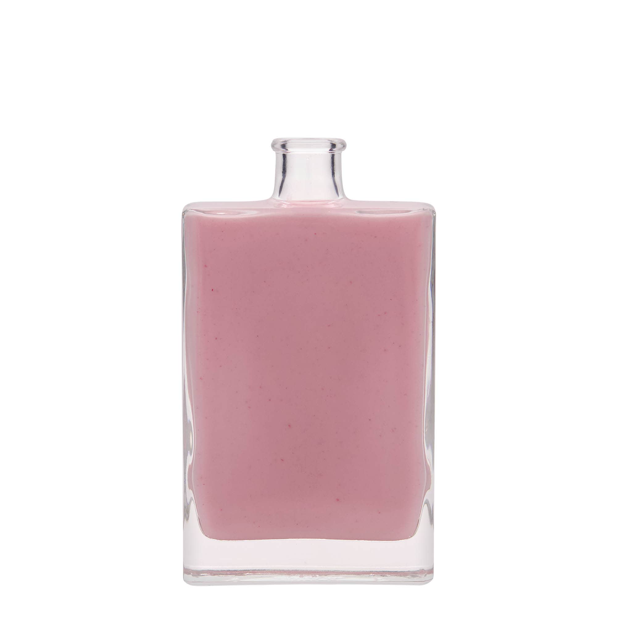 Frasco de vidro de 350 ml 'Julia', retangular, boca: cortiça
