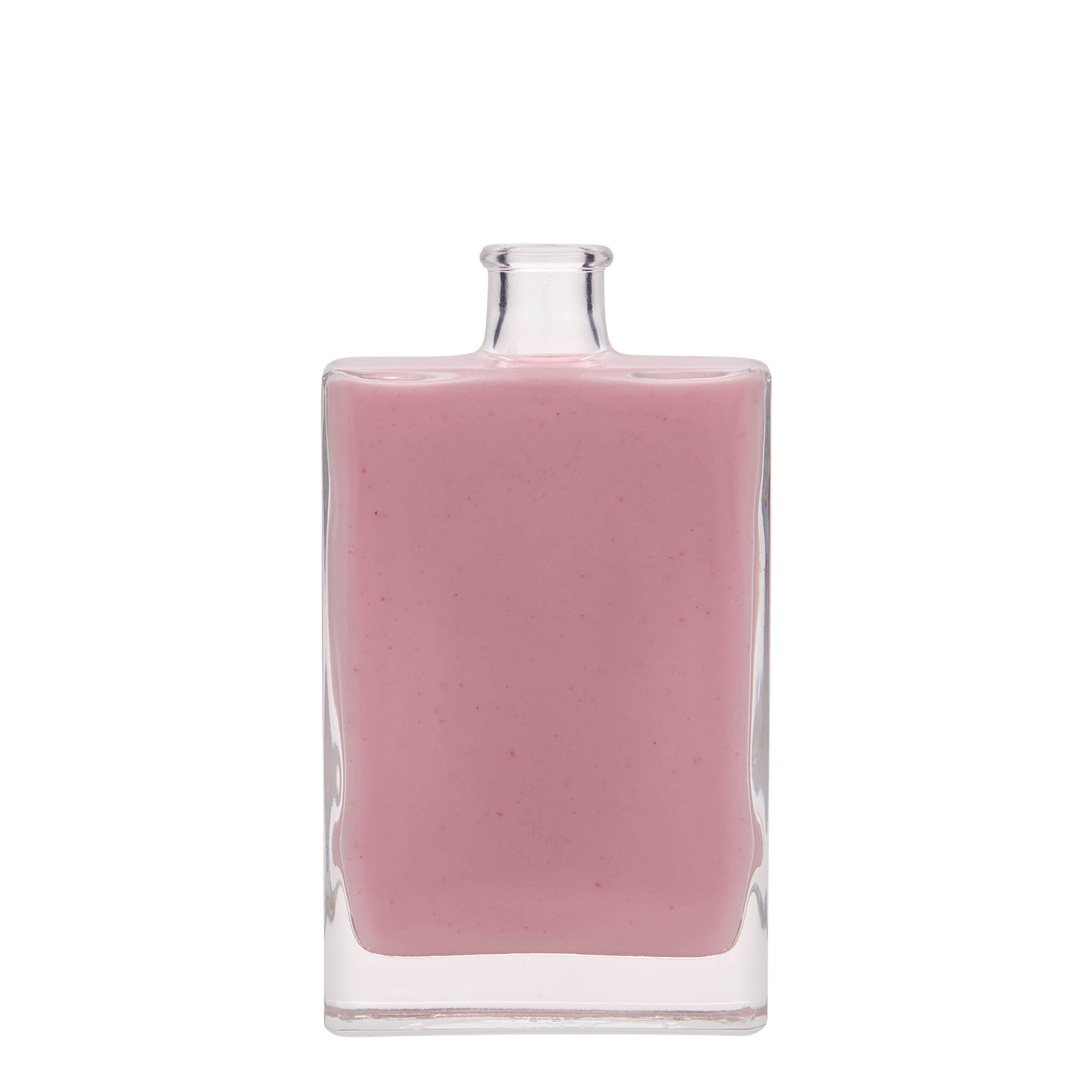 Frasco de vidro de 350 ml 'Julia', retangular, boca: cortiça