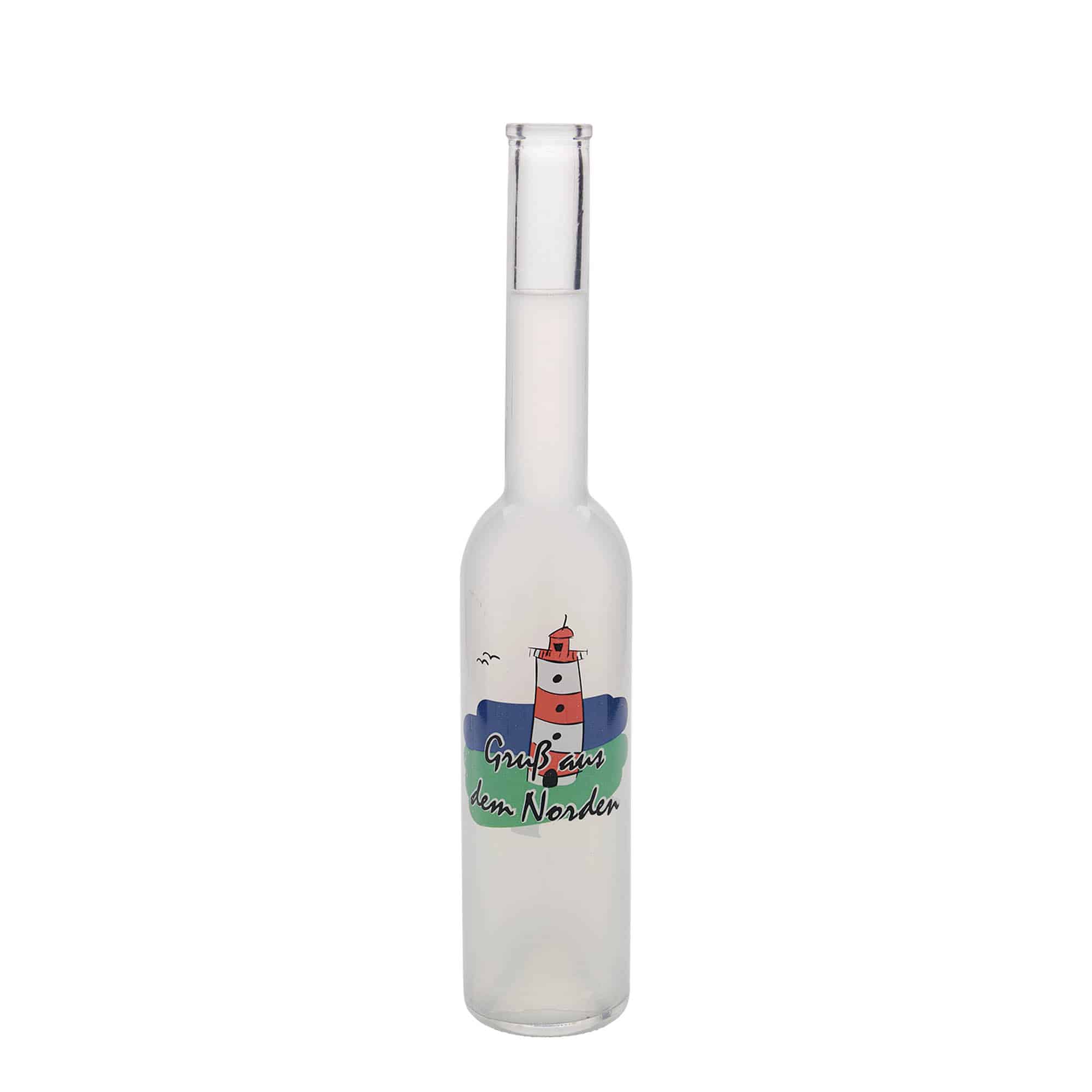 Garrafa de vidro de 350 ml 'Opera', motivo: Norte, bocal: cortiça