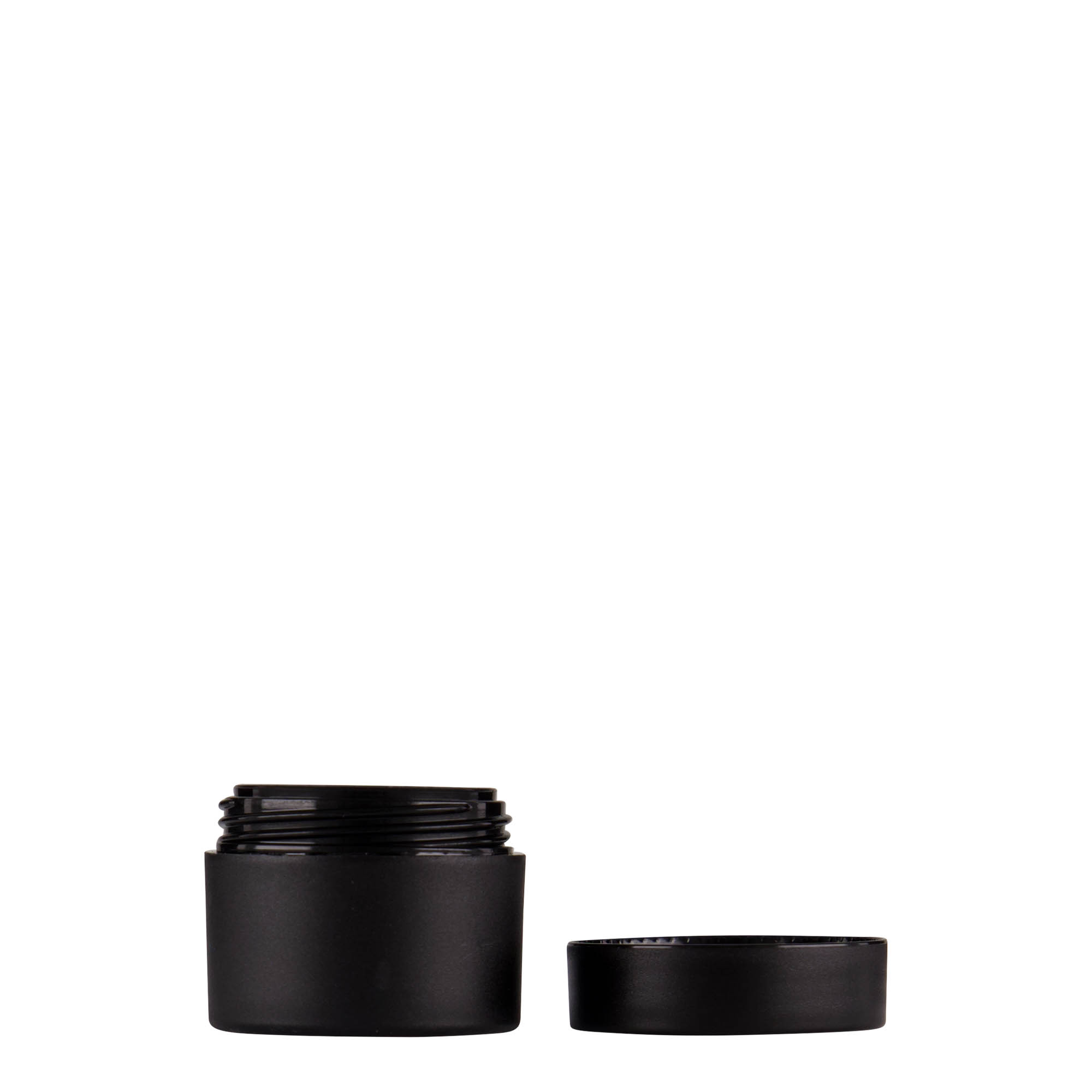 5 ml frasco de plástico 'Antonella', PP, preto, abertura: tampa de rosca