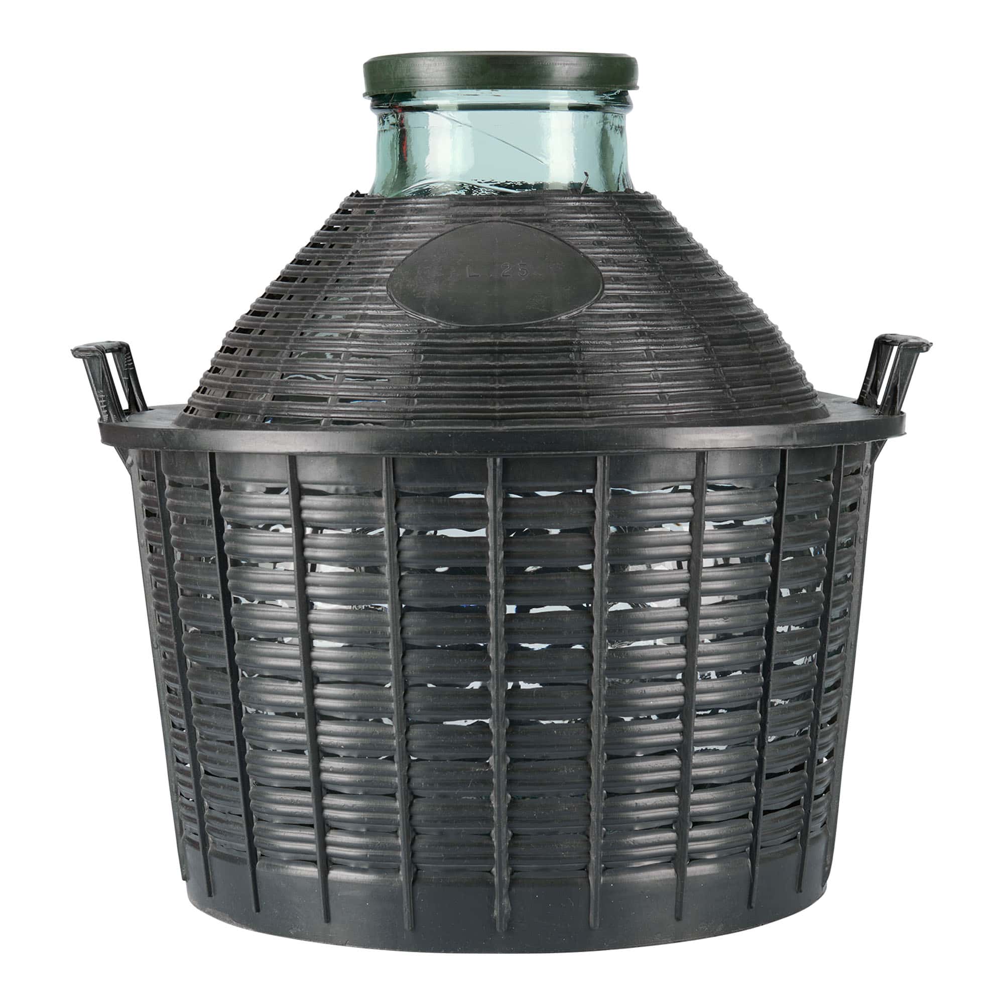 25 l garrafa de balão de boca larga, vidro, abertura: tampa de encaixe