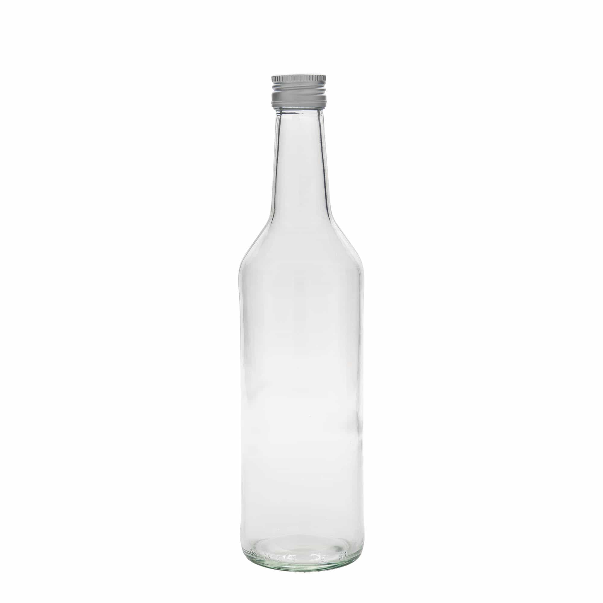 Garrafa de vidro 500 ml com pescoço reto, boca: PP 28