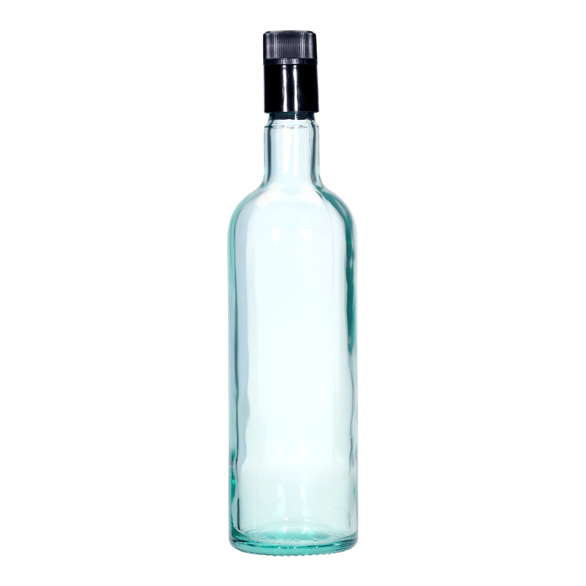 Garrafa de vinagre/azeite 'Willy New' 750 ml, vidro, verde claro, bocal: DOP Garrafa de vinagre/azeite 'Willy New' 750 ml, vidro, verde claro, bocal: DOP