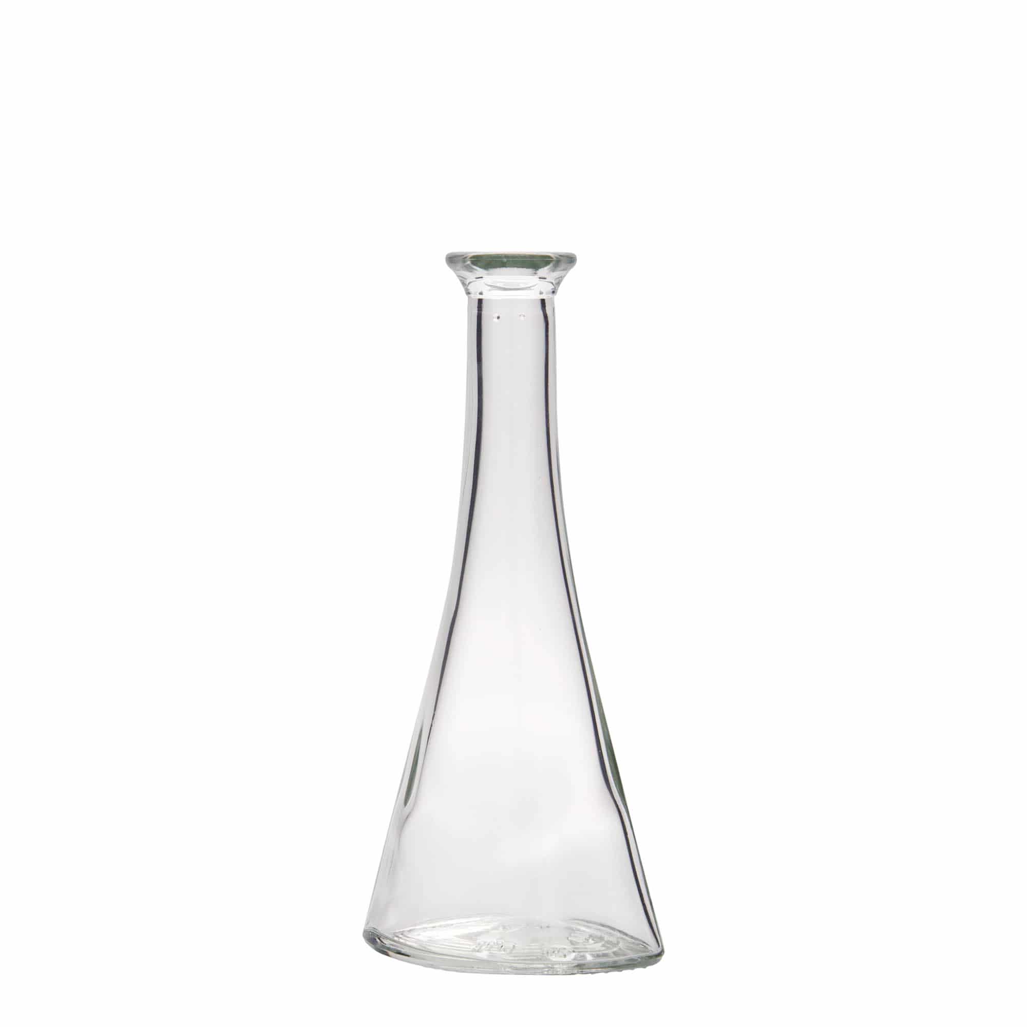 Frasco de vidro de 100 ml 'Veronica', semi-redondo, boca: cortiça