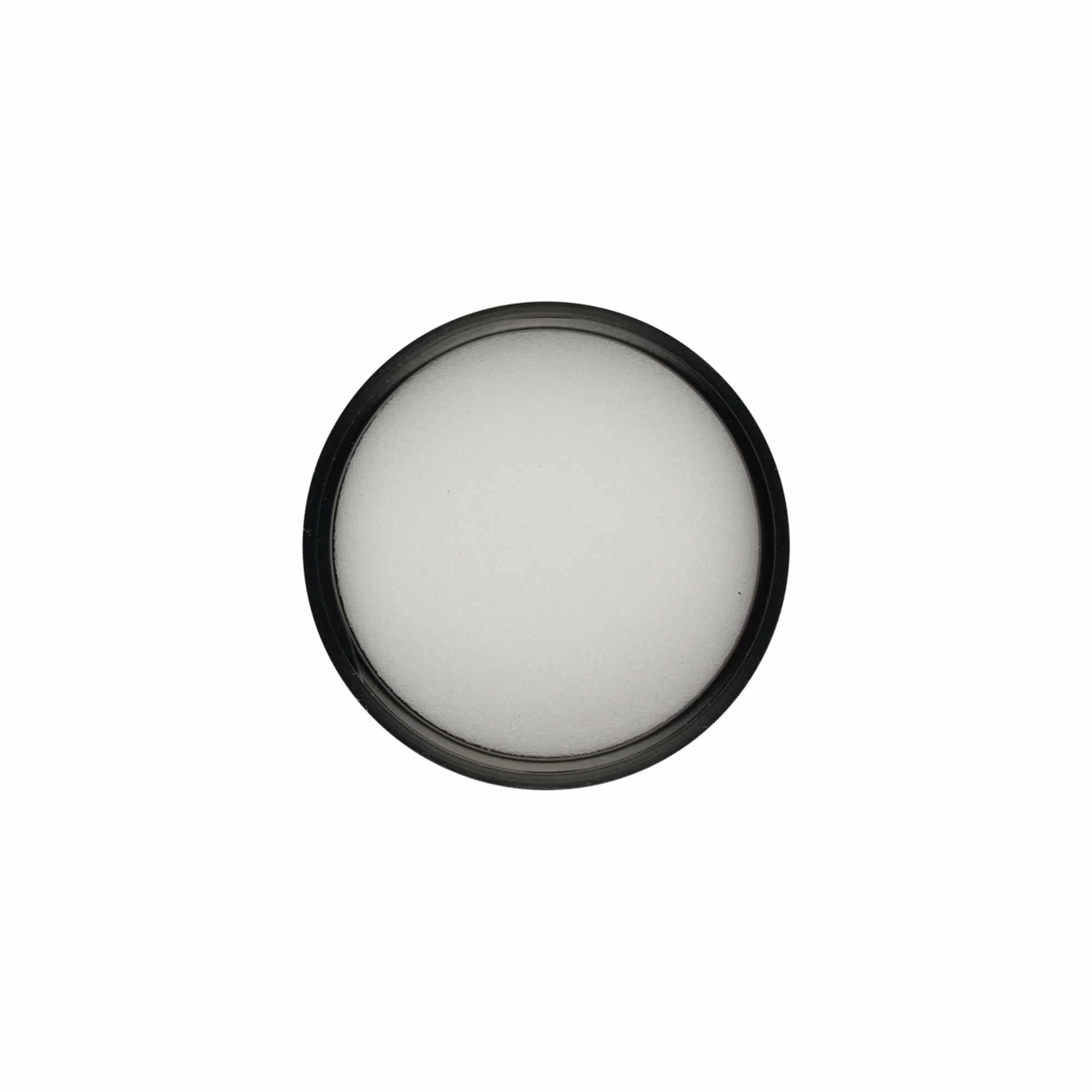 Tampa de rosca para 30 ml 'Brown Line', PP, branca