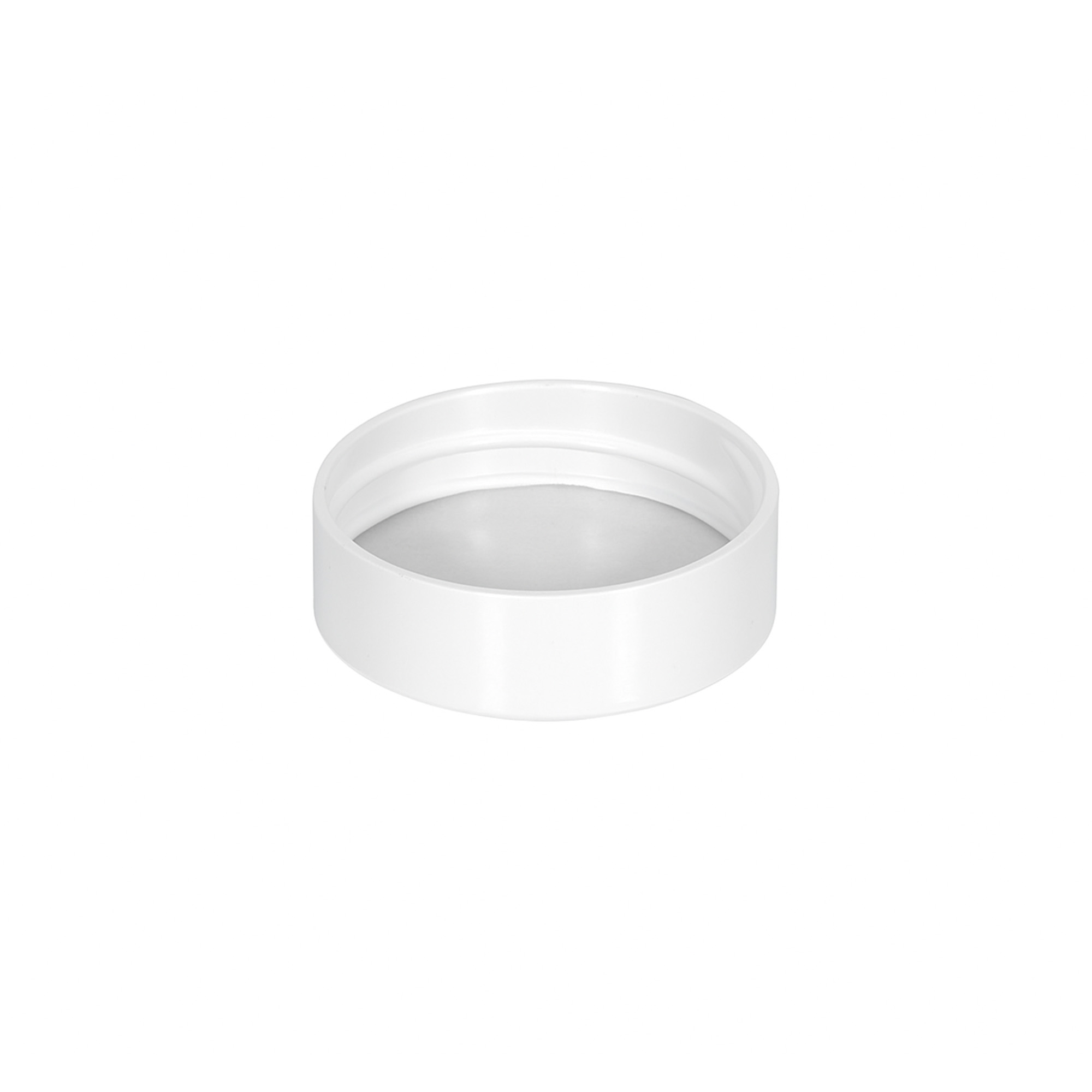 Tampa de rosca para 30 ml 'Brown Line', PP, branco