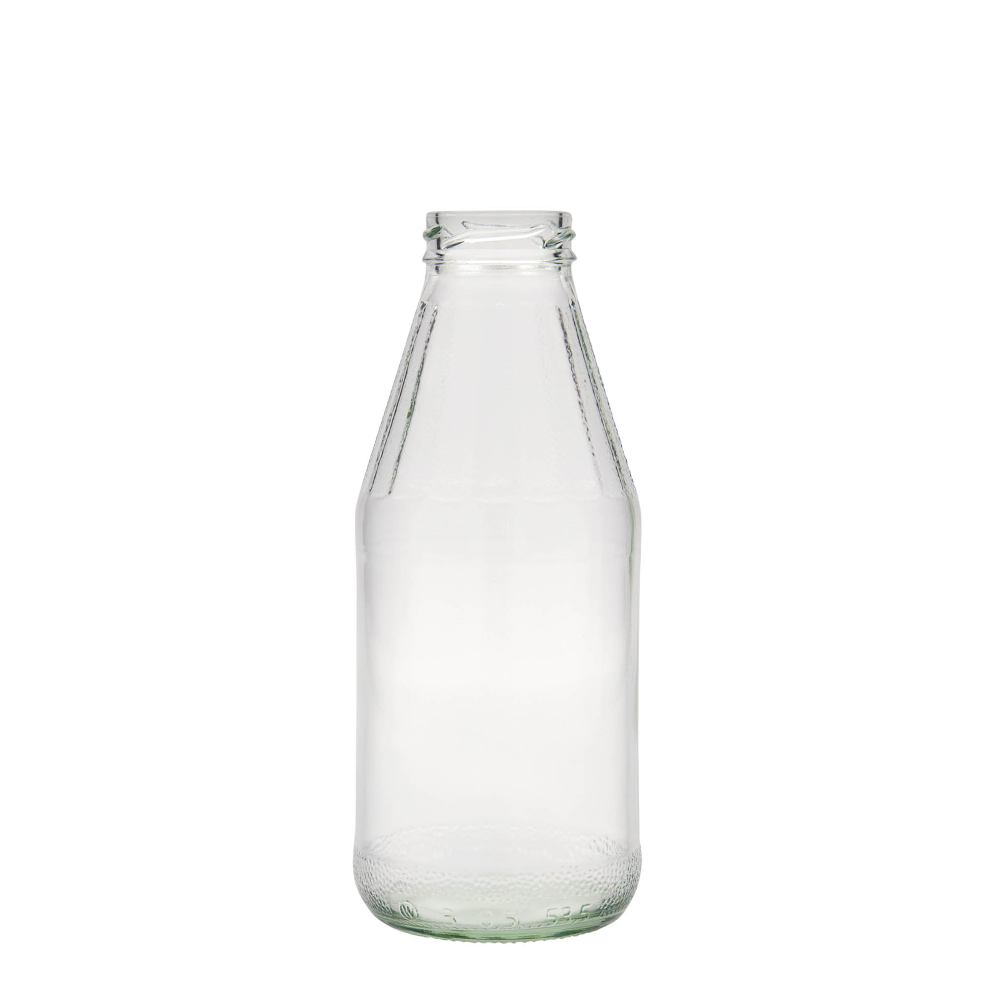 500 ml Garrafa universal de pescoço largo, vidro, boca: Twist-Off (TO 43)